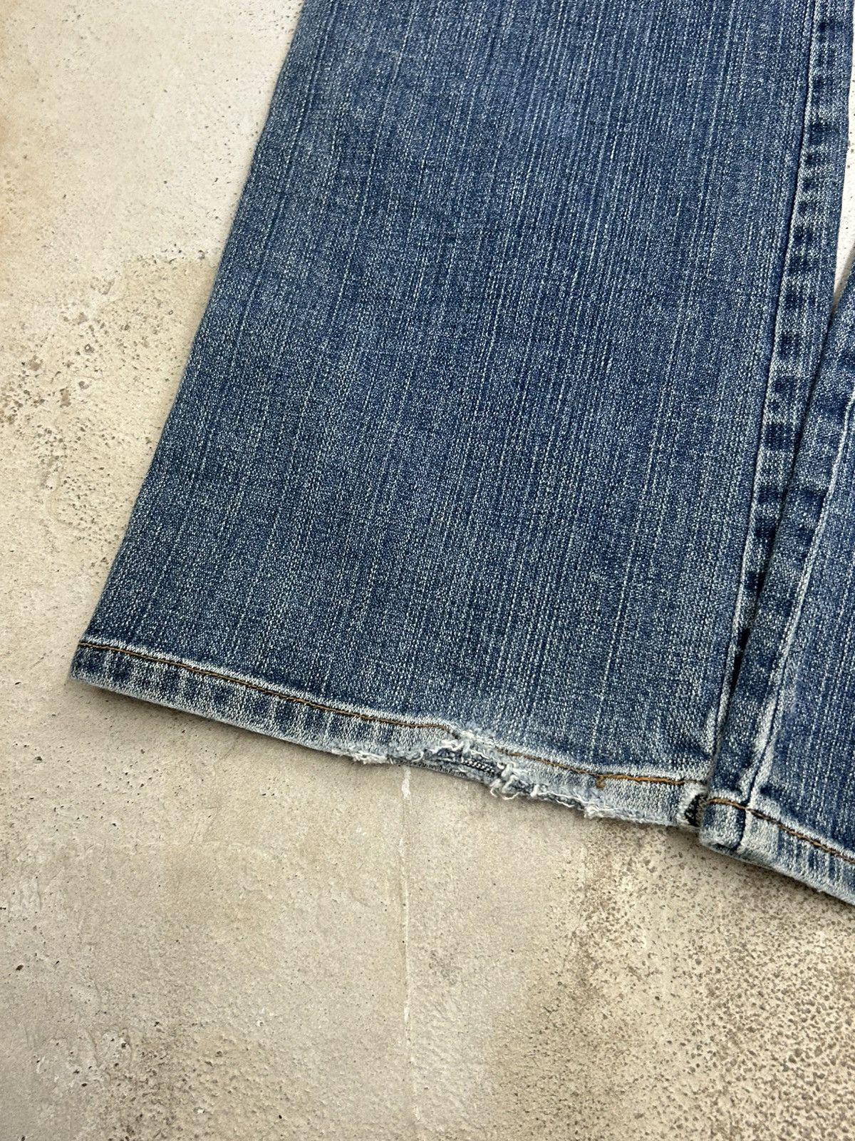 GOSTAR DE FUGA Vintage Puka Flare Carpenter Jean Double Pocket Utility Styl Size US 32 / EU 48 - 13 Thumbnail