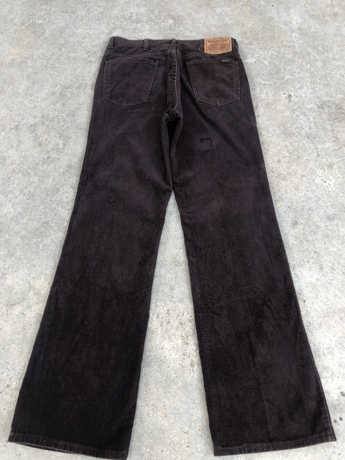 If Six Was Nine × Vintage Vintage Roebucks Flared Pants Corduroy Size US 32 / EU 48 - 2 Thumbnail