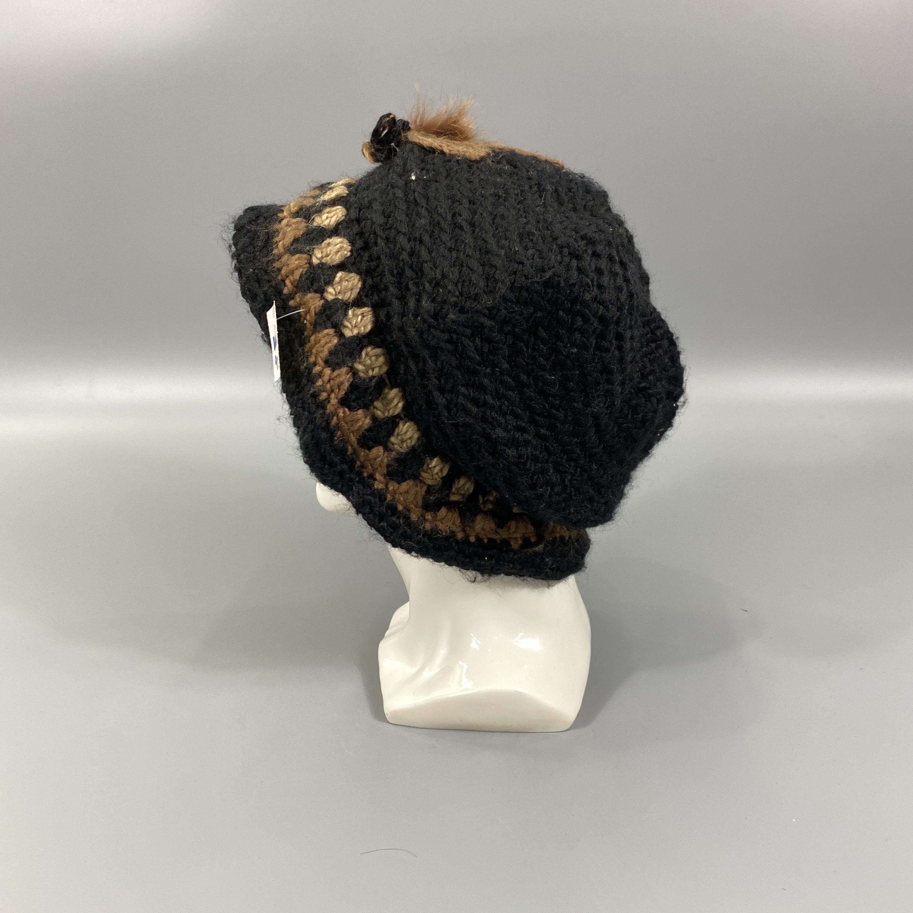 Japanese Brand Cloche Beanie Hat With Flowers -BN908 Size ONE SIZE - 1 Thumbnail