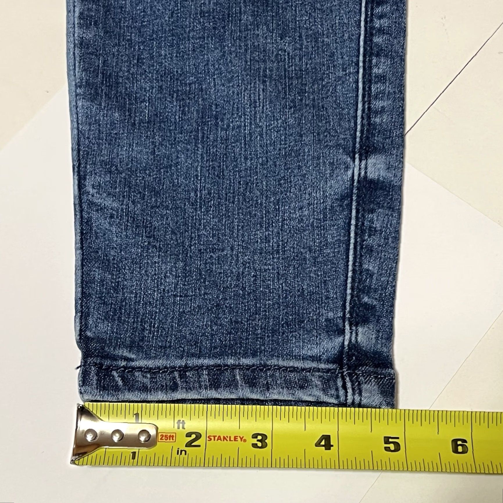 Vintage Judy Blue Jeans Womens Skinny High Rise 28x29 Blue Denim Stretch Pocket Zip Button Logo Slim Regular 5/27 29in Inseam Size 28" / US 6 / IT 42 - 7 Thumbnail