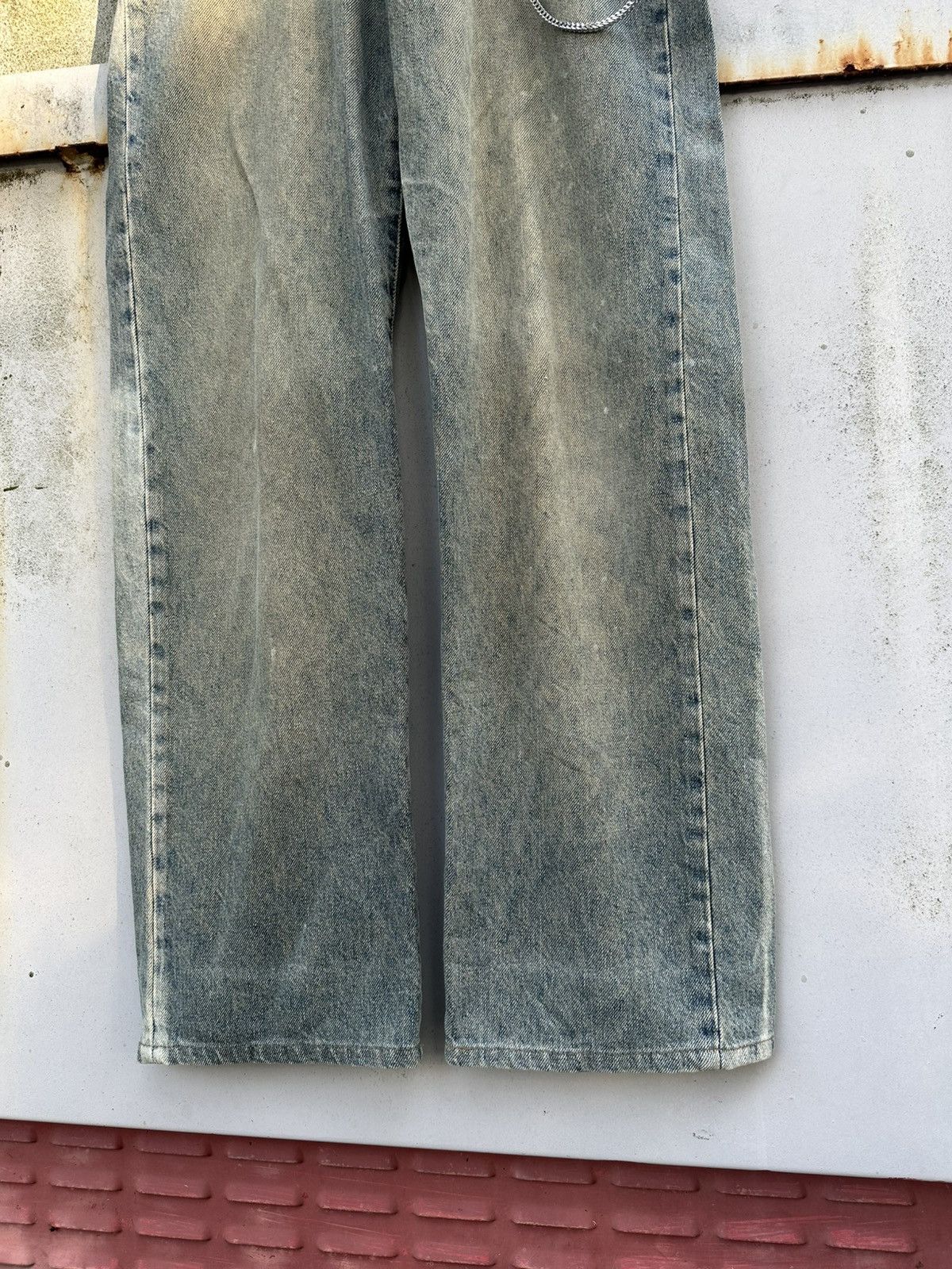 Wrangler 👹 Vintage Wrangler Washed Baggy Jeans Size US 30 / EU 46 - 7 Thumbnail