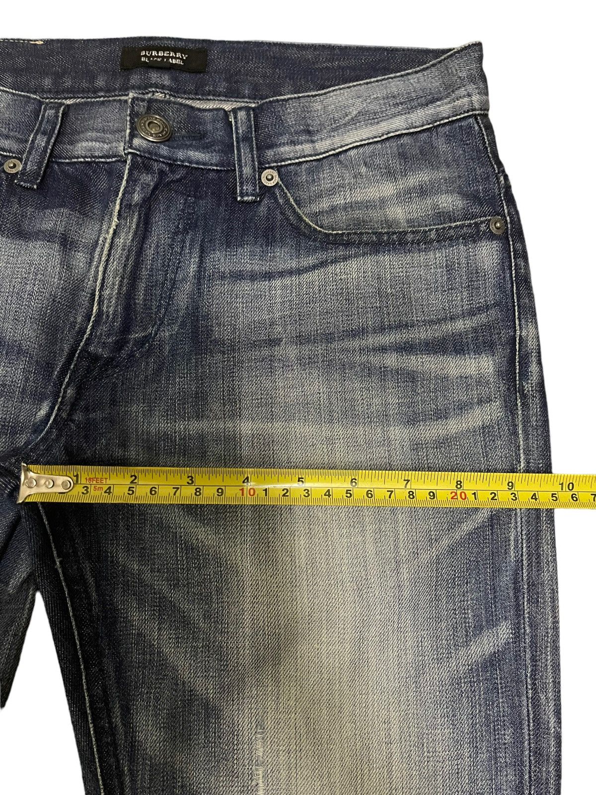 Burberry Vintage Burberry Black Label Blue Wash Flare Jeans Size US 30 / EU 46 - 14 Thumbnail