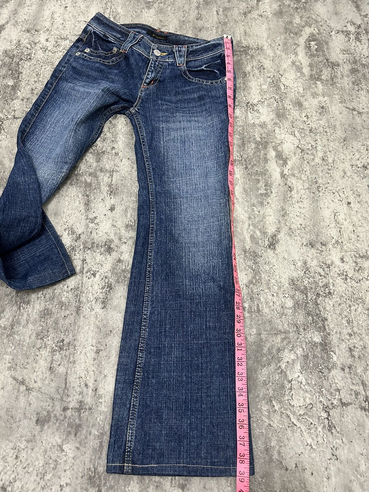 If Six Was Nine × Japanese Brand × Le Grande Bleu (L.G.B.) Happy Face Bobson japan Flare jeans Size US 30 / EU 46 - 17 Thumbnail
