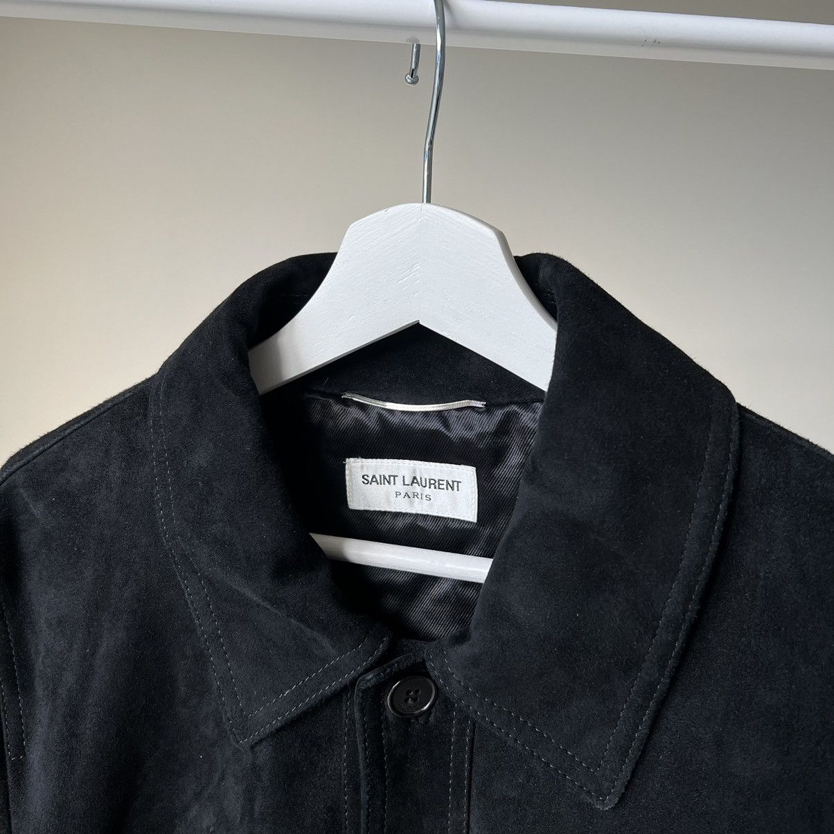 Saint Laurent Paris Saint Laurent Suede Jacket 52 Size US L / EU 52-54 / 3 - 3 Thumbnail
