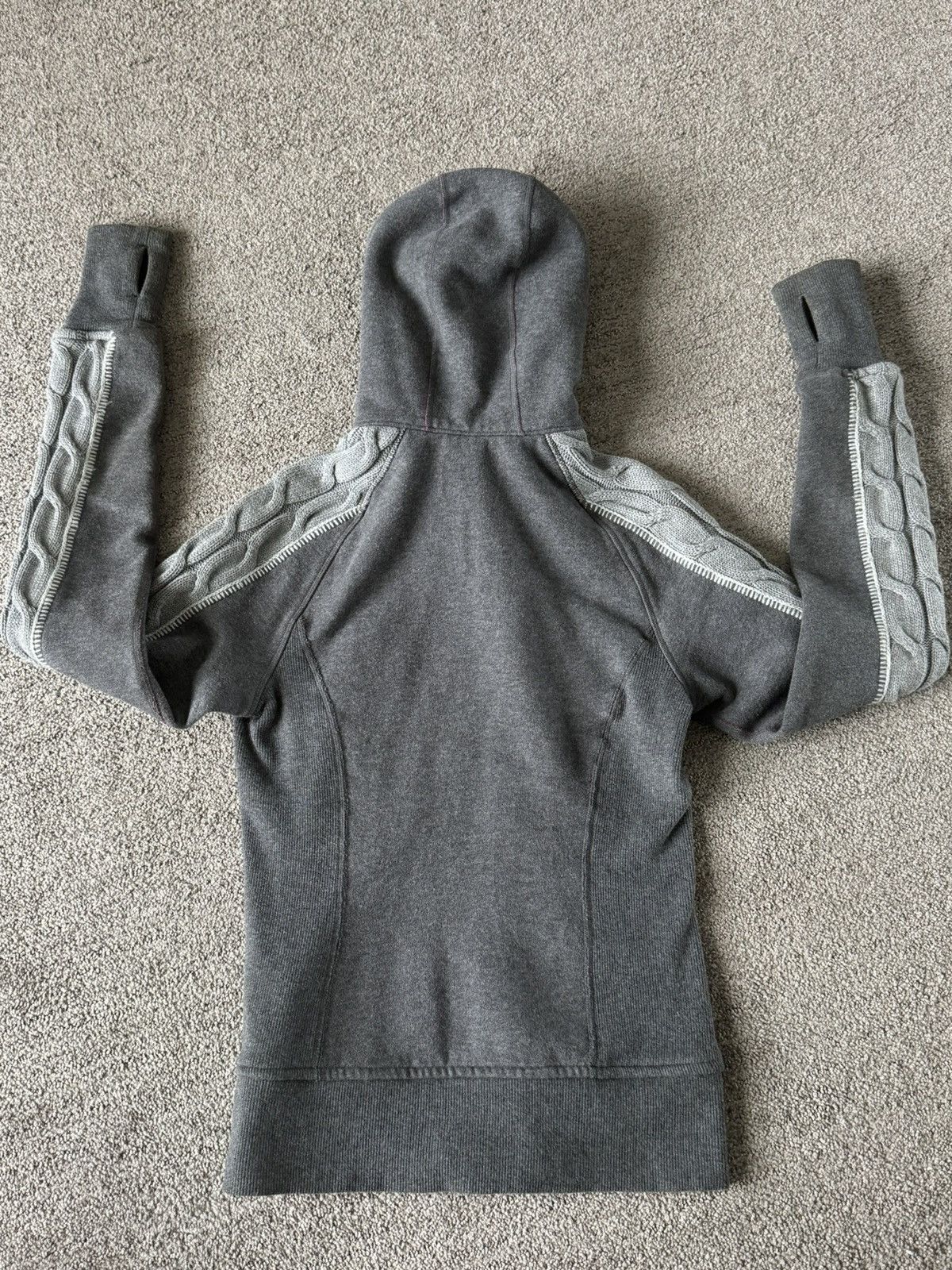 Lululemon Lululemon Grey Knit Zip Hoodie Size S / US 4 / IT 40 - 3 Thumbnail