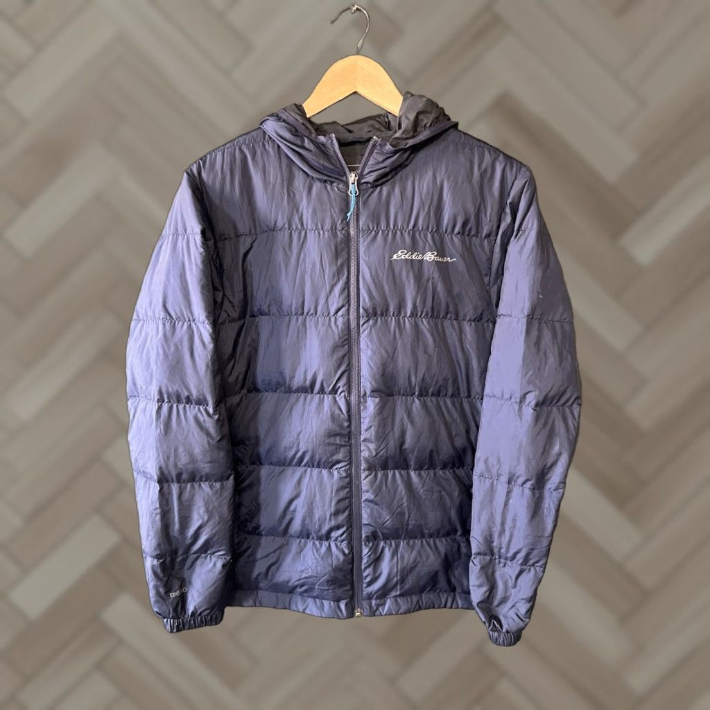 Eddie Bauer Eddie Bauer Down Jacket Mens Small Blue Hooded Puffer EB650 Jacket Winter 650 Regular Mens Size US S / EU 44-46 / 1 - 1 Thumbnail