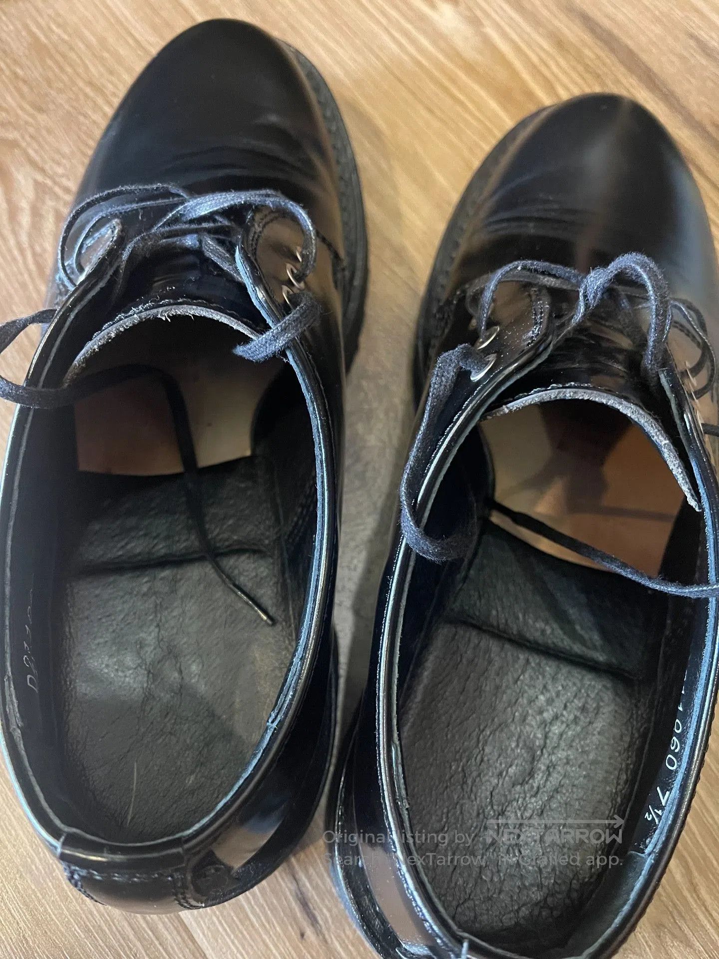N.Hoolywood N.HOOLYWOOD DANNER Derby Leather Shoes. Size US 7.5 / EU 40-41 - 4 Thumbnail