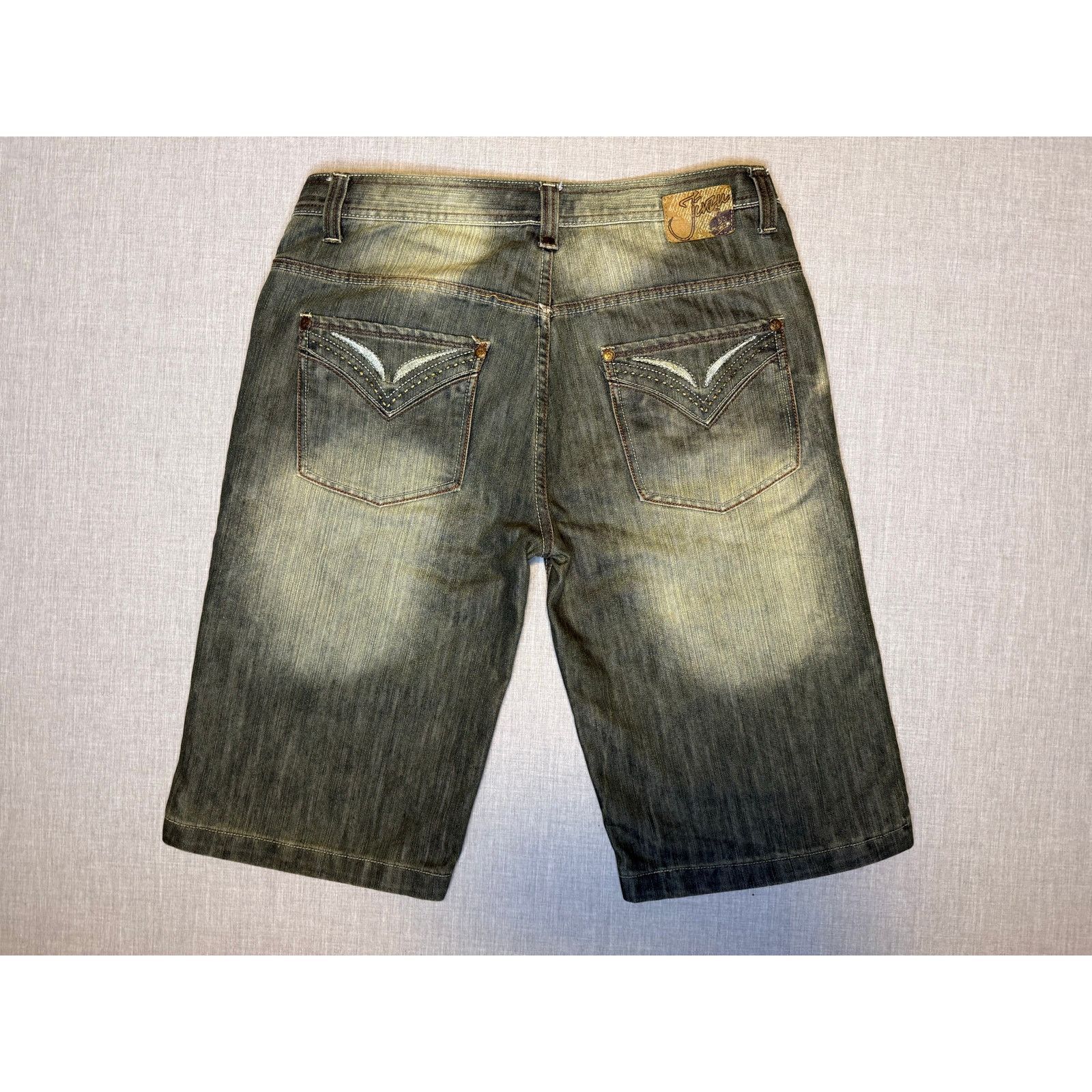 Vintage Vintage Jinzu Baggy Skater Hip Hop Denim Jean Shorts 40 Size US 40 / EU 56 - 1 Thumbnail