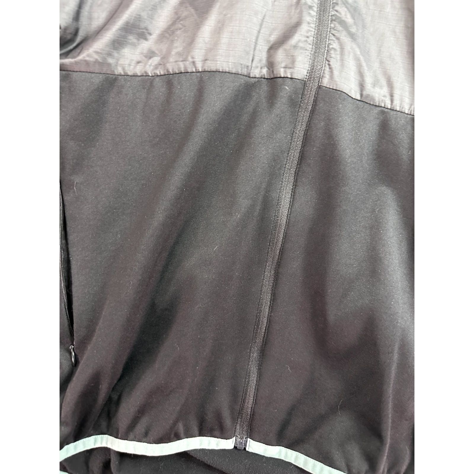 Adidas Adidas Jacket Womens Small Black Blue Striped Full Zip Windbreaker Logo Jacket Womens S Black Size S / US 4 / IT 40 - 4 Thumbnail
