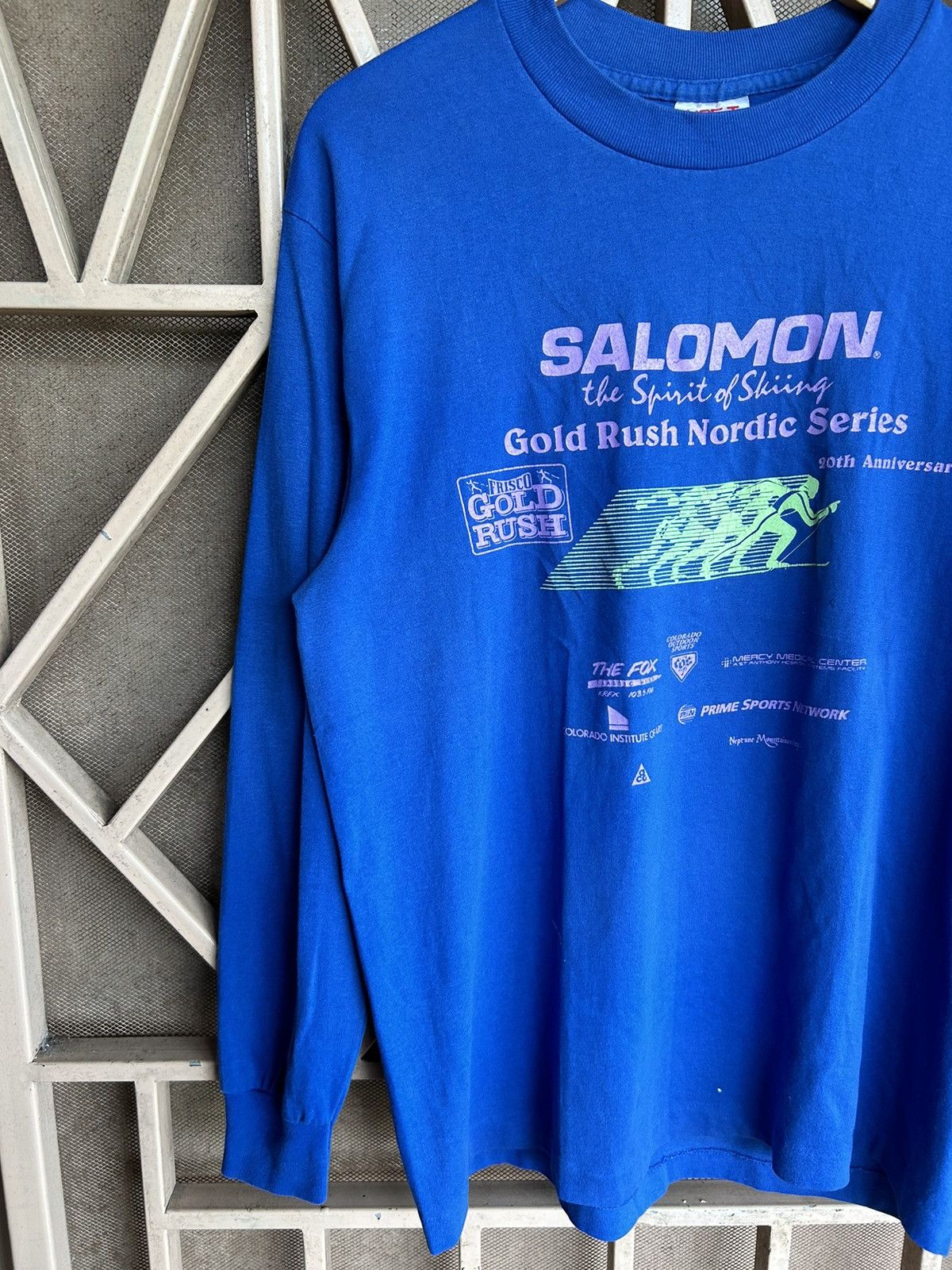 Salomon 💸BINDINGOFFER💸Vintage Salomon Anniversary10th Longsleeve Size US L / EU 52-54 / 3 - 4 Thumbnail