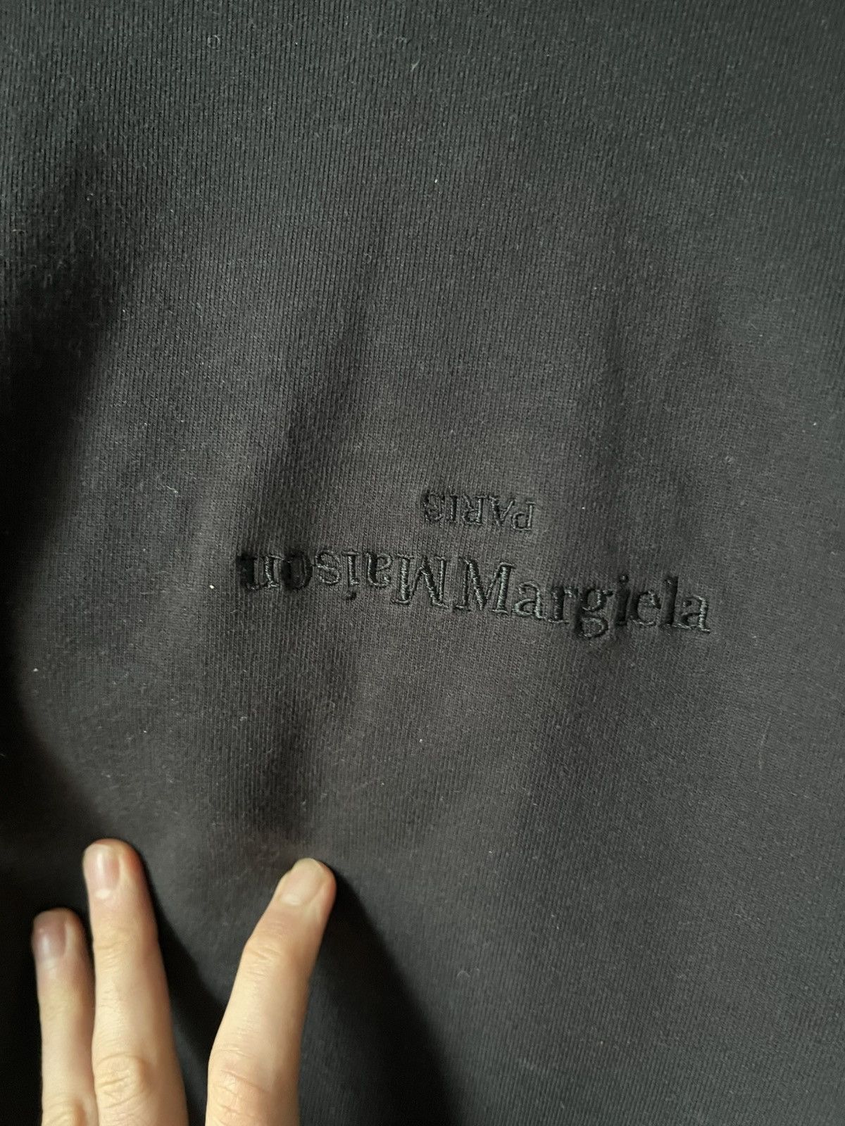 Maison Margiela Maison Margiela Upside Down Logo Hoodie sz XL BNWT Size US XL / EU 56 / 4 - 2 Thumbnail