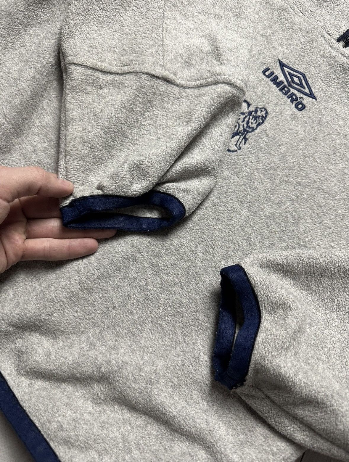 Chelsea Soccer × Umbro × Vintage Vintage Umbro Chelsea soccer fleece hoodie anorak logo S Size US S / EU 44-46 / 1 - 5 Thumbnail