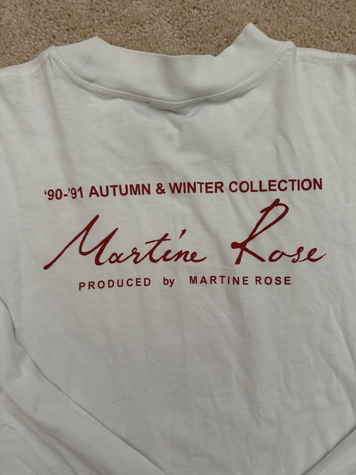 Martine Rose Long sleeve tee Size US L / EU 52-54 / 3 - 5 Thumbnail
