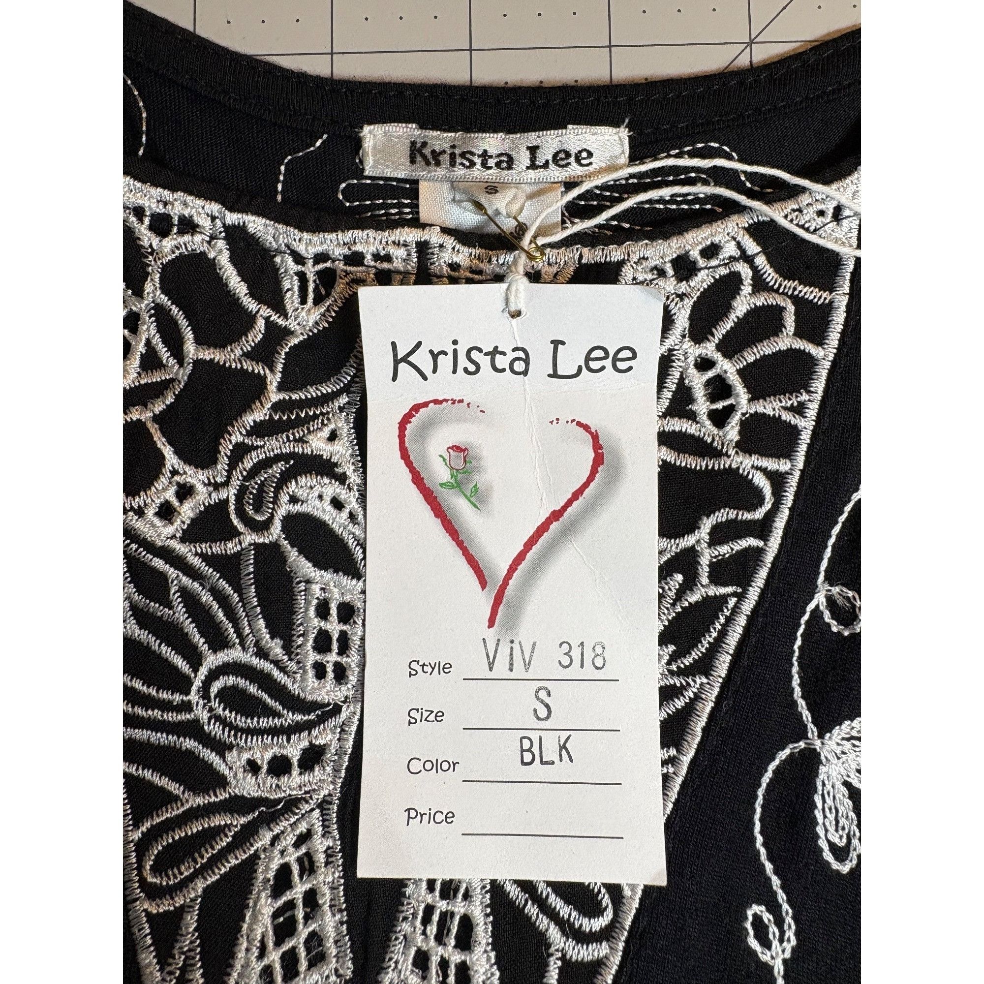 Other Krista Lee Women Embroidered Maxi Dress Black S Fringe Hem W Size S / US 4 / IT 40 - 4 Thumbnail