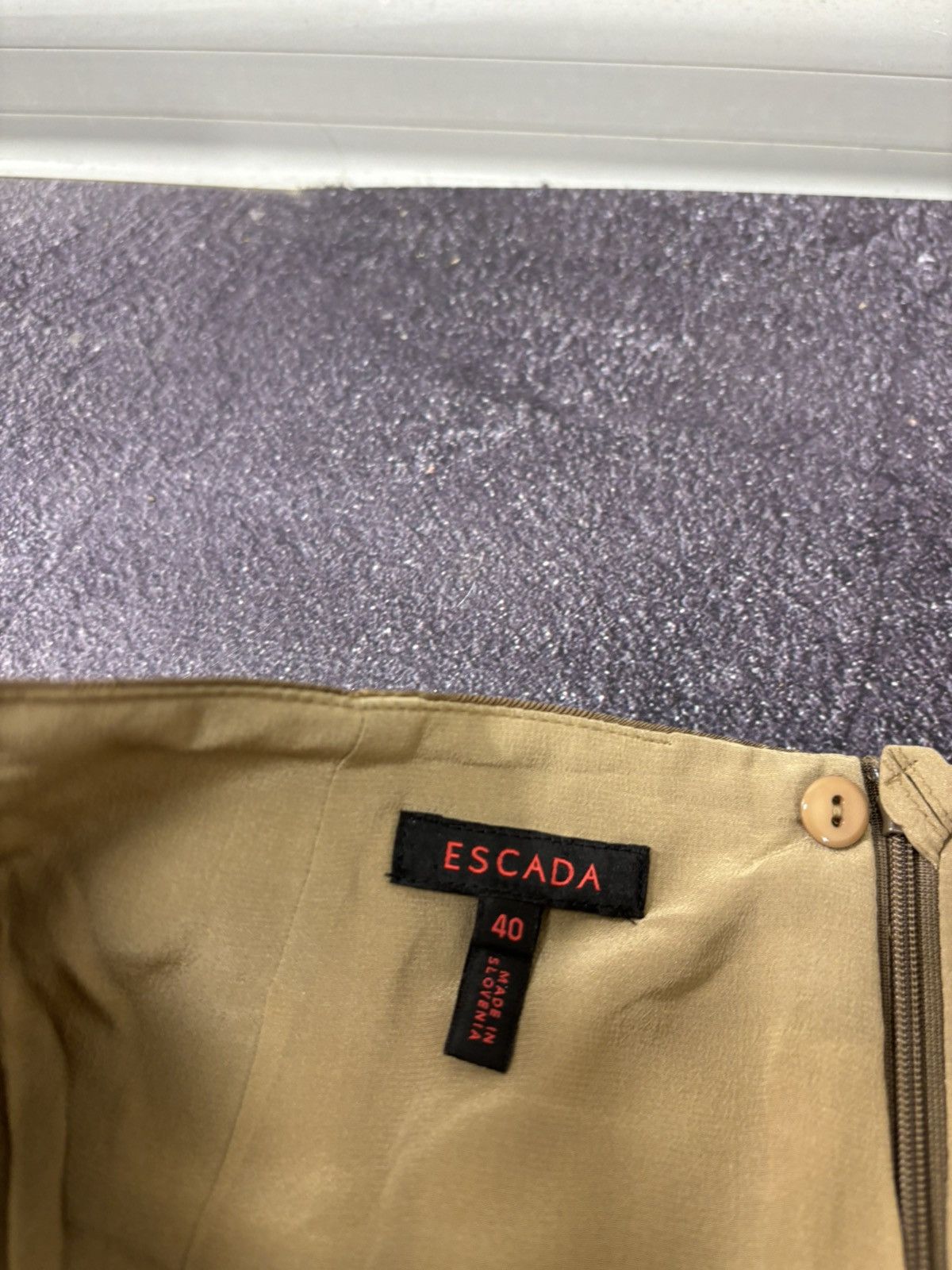 Escada Escada High-Waisted Bow Belt Luxury Silk Pencil Skirt Size 27" / US 4 / IT 40 - 8 Thumbnail