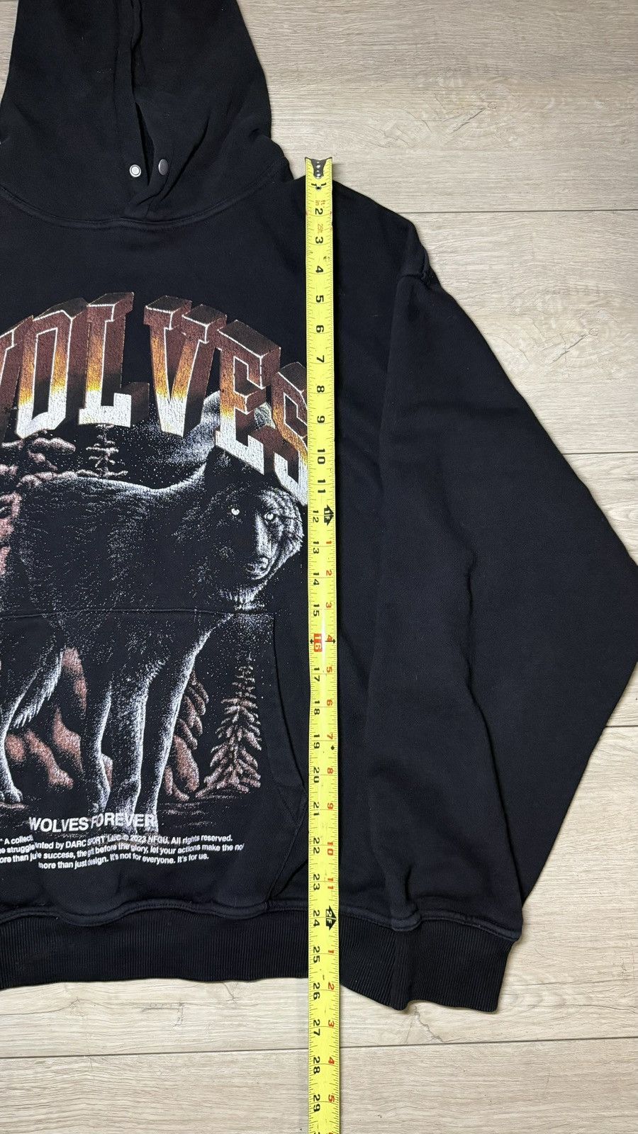 Darc Sport Y2K 2023 Darc Sport Ohana Tour Wolves Club Heavyweight Hoodi Size US L / EU 52-54 / 3 - 5 Thumbnail