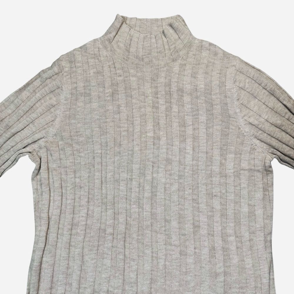 Other NWT New Arach & Cloz Ribbed Wool Blend Mock Neck Sweater In Size L / US 10 / IT 46 - 4 Thumbnail
