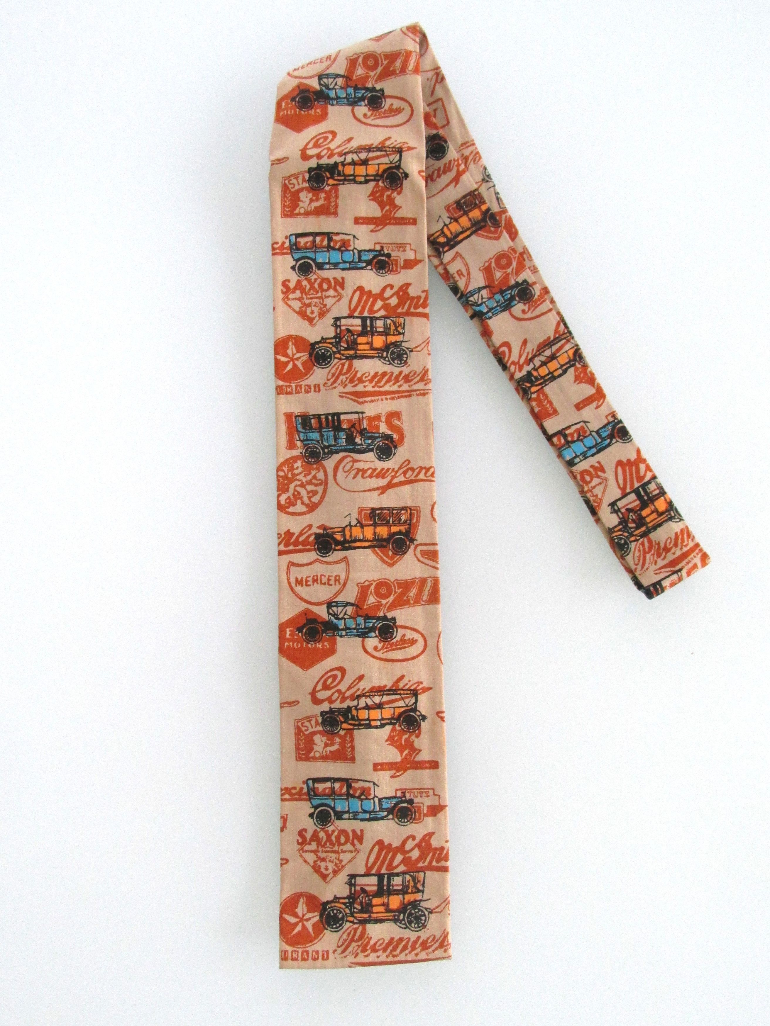 Vintage Rooster Vintage Men's Flat/Square End Cotton Tie Size ONE SIZE - 1 Thumbnail