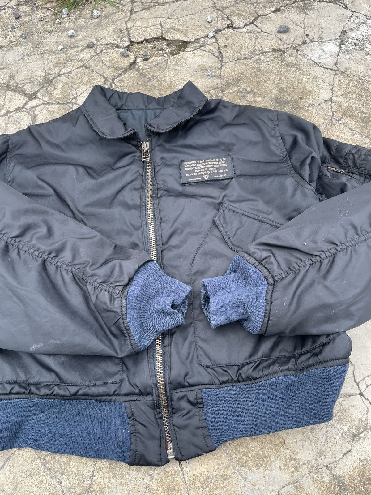 Alpha Industries Vintage Us Air Force Ma-1 Fly Intermediate Bomber Jacket Size US L / EU 52-54 / 3 - 5 Thumbnail