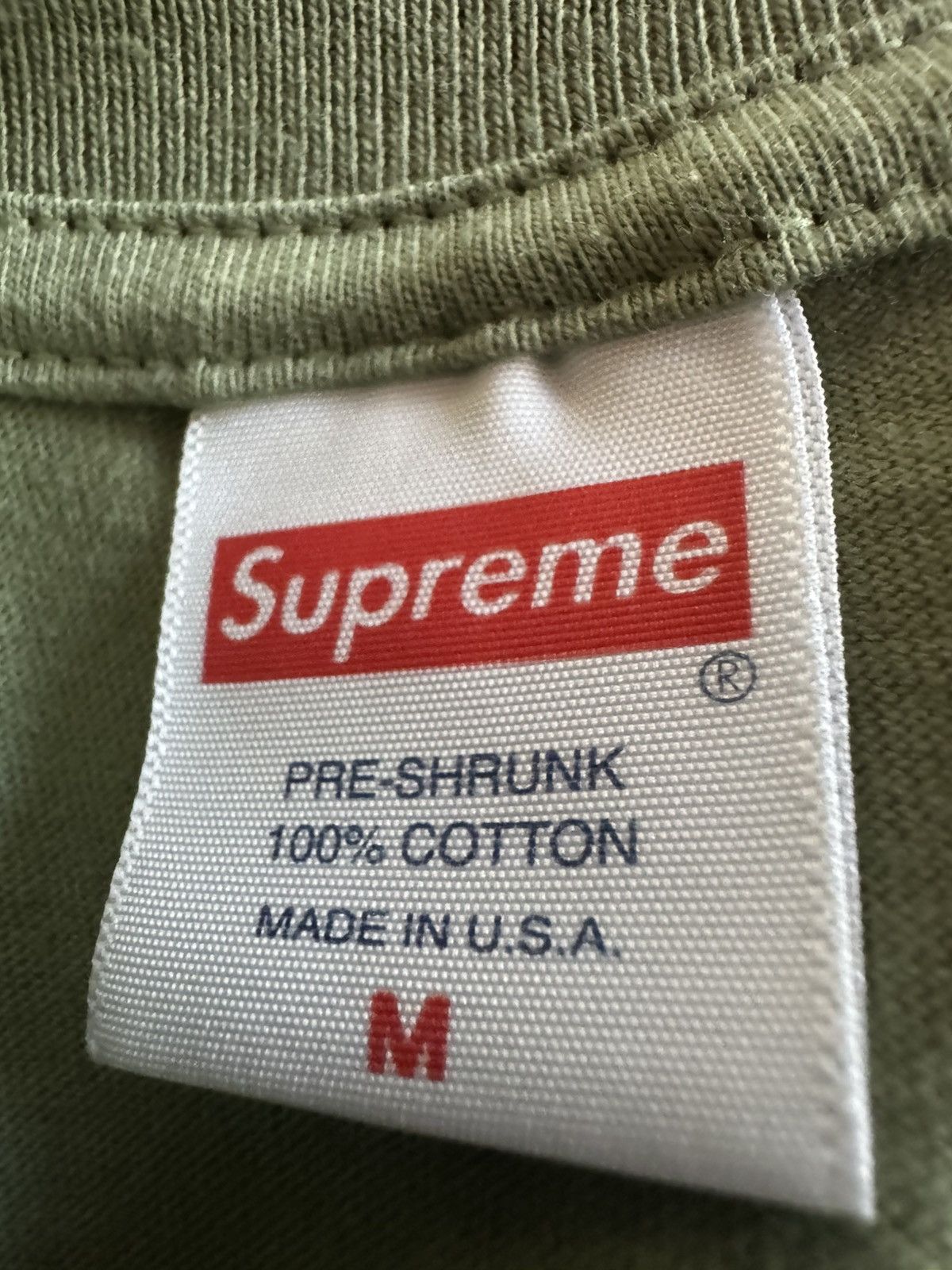 Supreme SUPREME New York Love That Tee LIGHT OLIVE Men's Medium Size US M / EU 48-50 / 2 - 3 Thumbnail