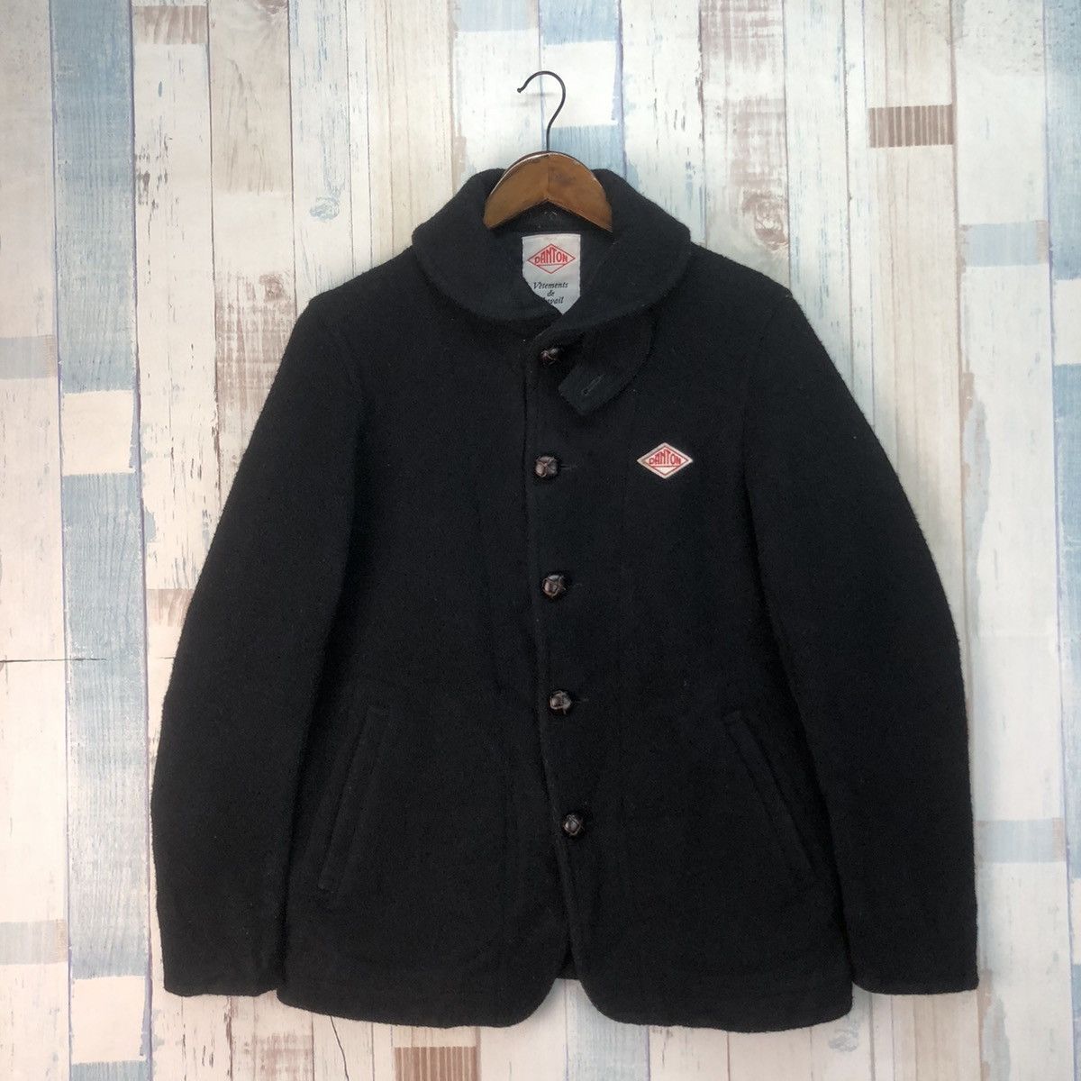 Danton × Japanese Brand × Vintage Vintage Danton Vetements De Travail Wool Jacket Size US S / EU 44-46 / 1 - 1 Thumbnail