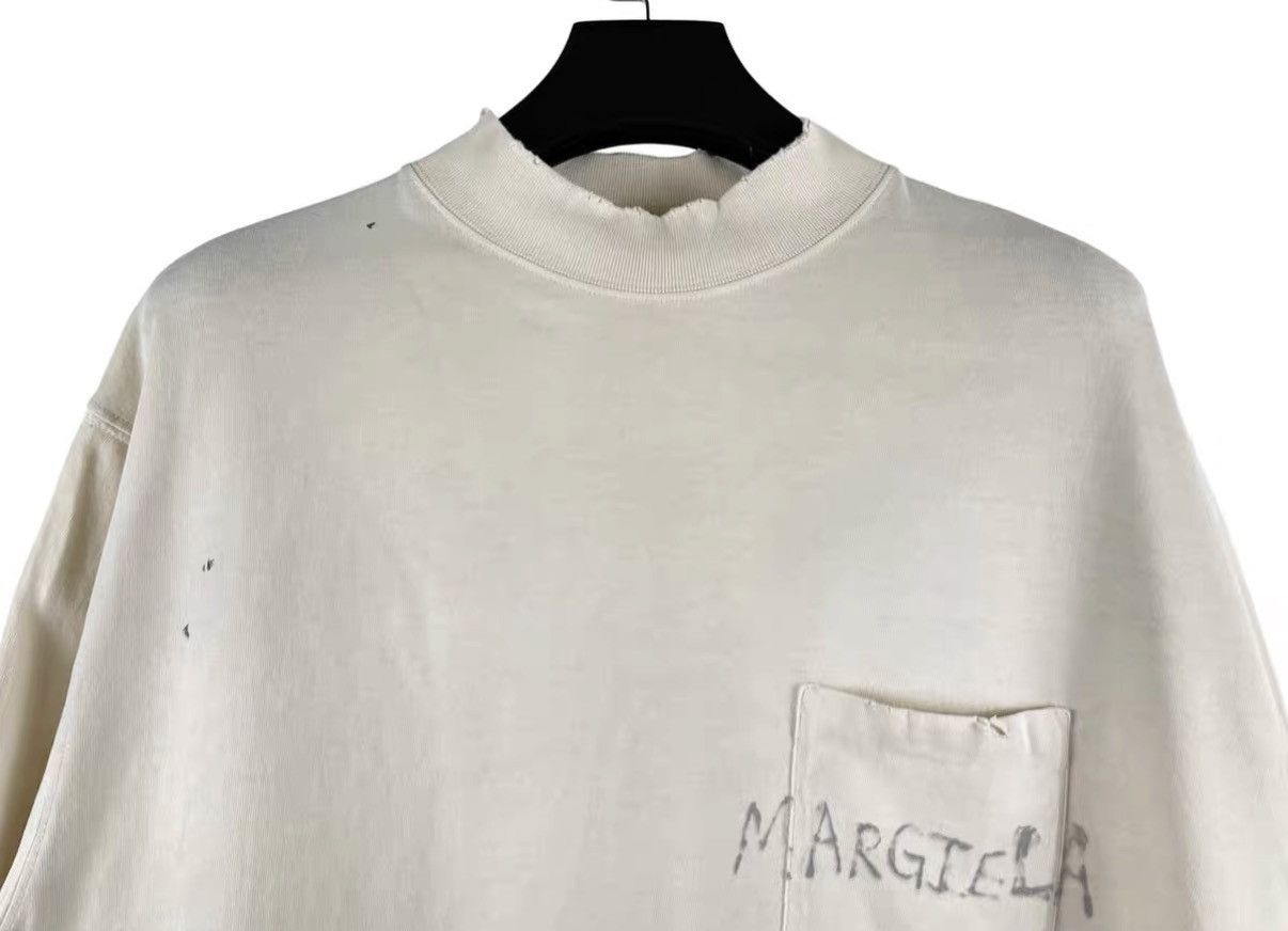 Maison Margiela Maison Margiela 24SS Hand-Drawn Short Sleeve T-Shirt J31 Size US L / EU 52-54 / 3 - 3 Thumbnail