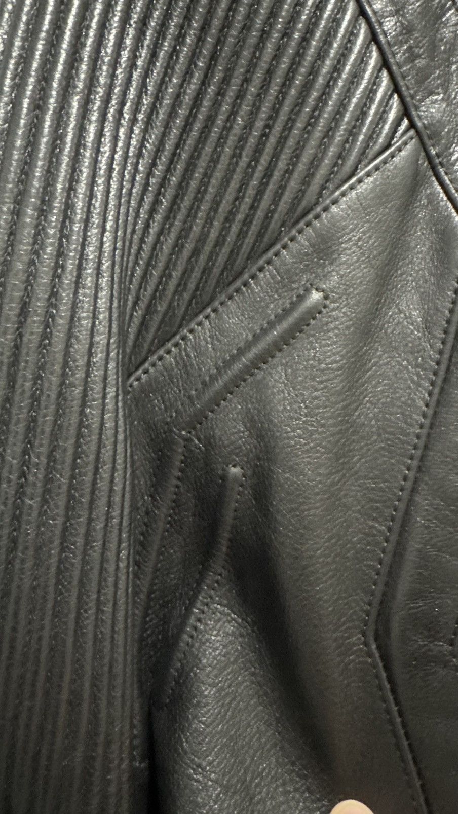 Balenciaga Balenciaga SS23 Mudshow Leather Biker Jacket Size US S / EU 44-46 / 1 - 15 Thumbnail