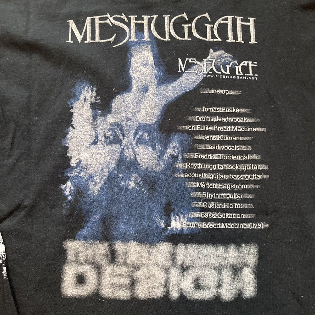 Vintage Vintage Meshuggah True Human Design Chaosphere L Band Shirt Size US L / EU 52-54 / 3 - 5 Thumbnail