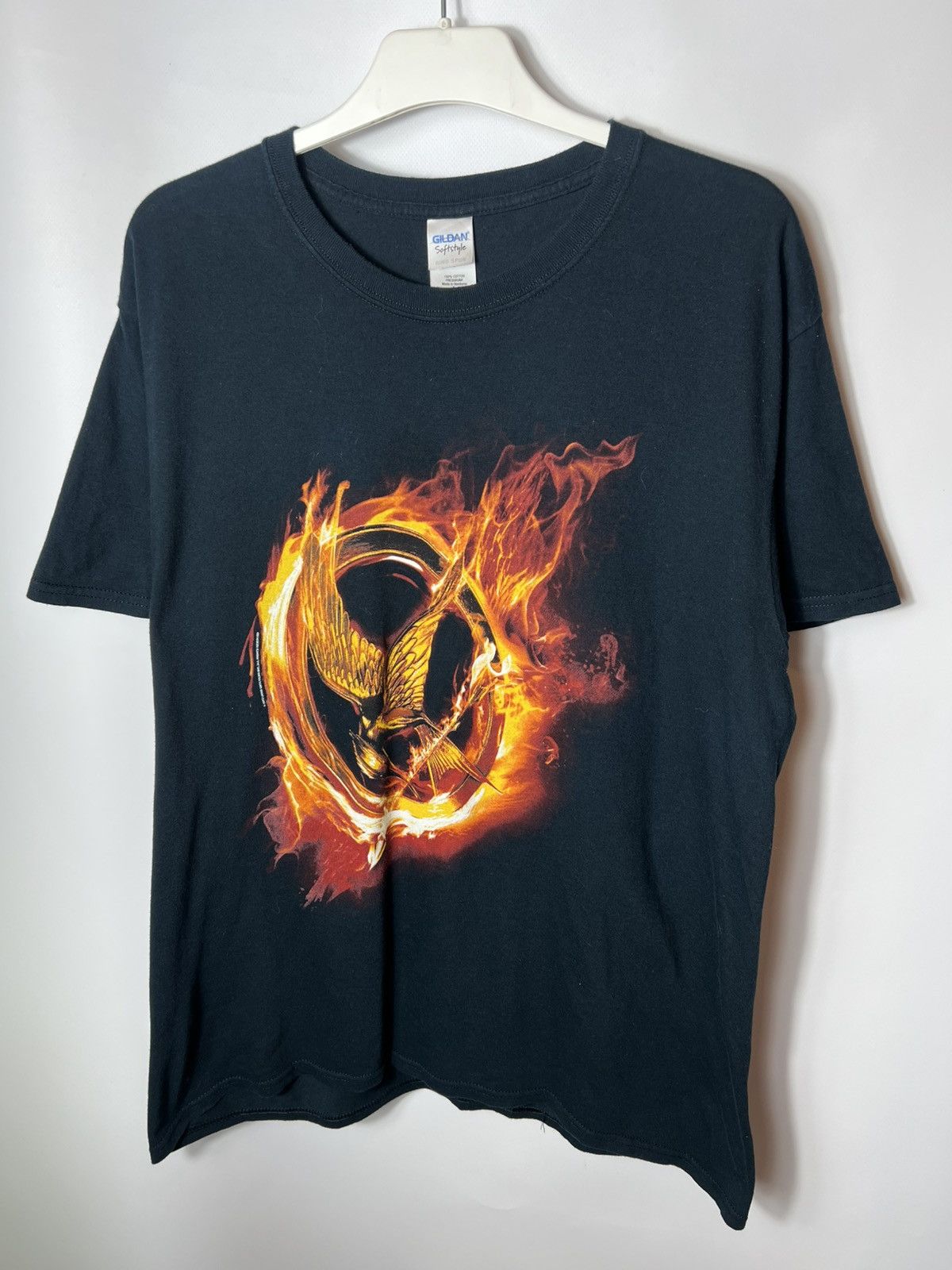 Vintage Vintage Y2K The Hunger Games Movie Promo Graphic T Shirt Size US L / EU 52-54 / 3 - 1 Thumbnail