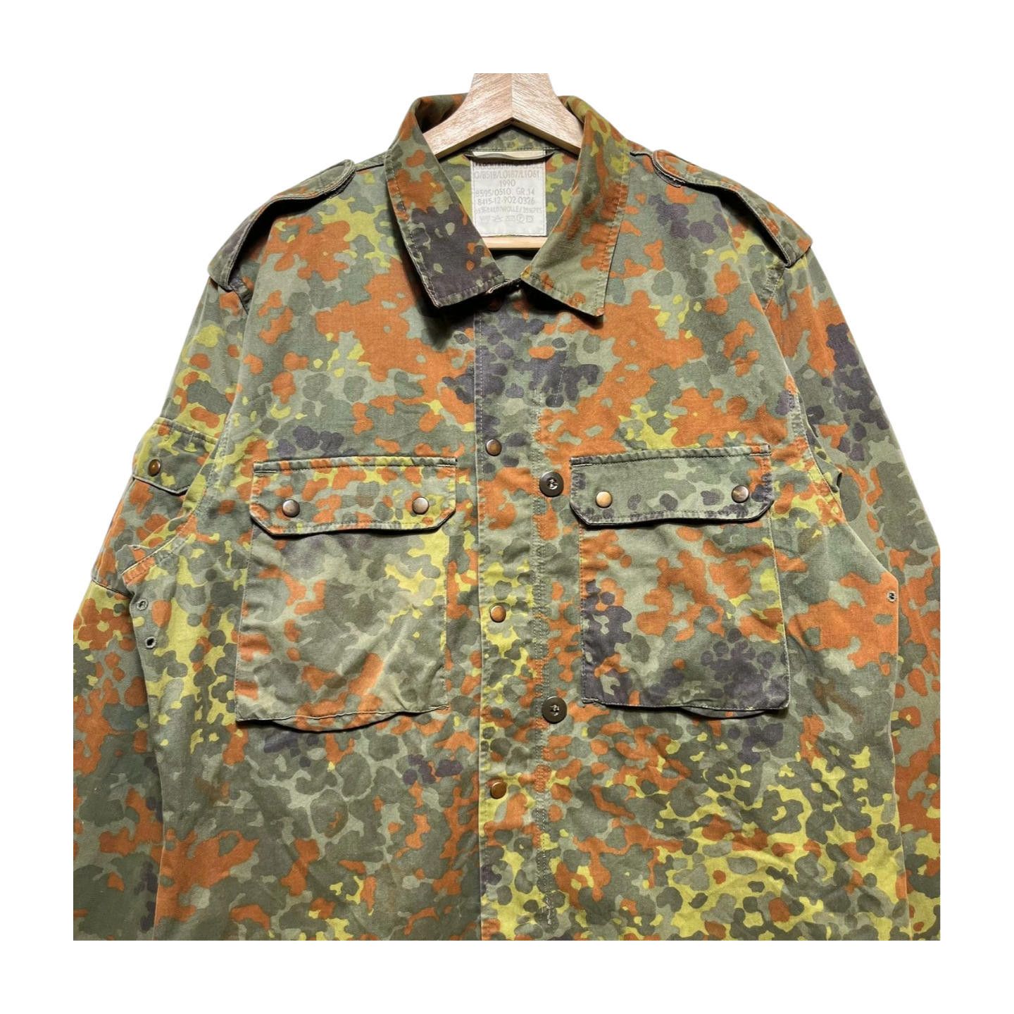 Vintage Vintage 90 German Army Military Uniform Field Coat Jacket L Size US L / EU 52-54 / 3 - 2 Thumbnail