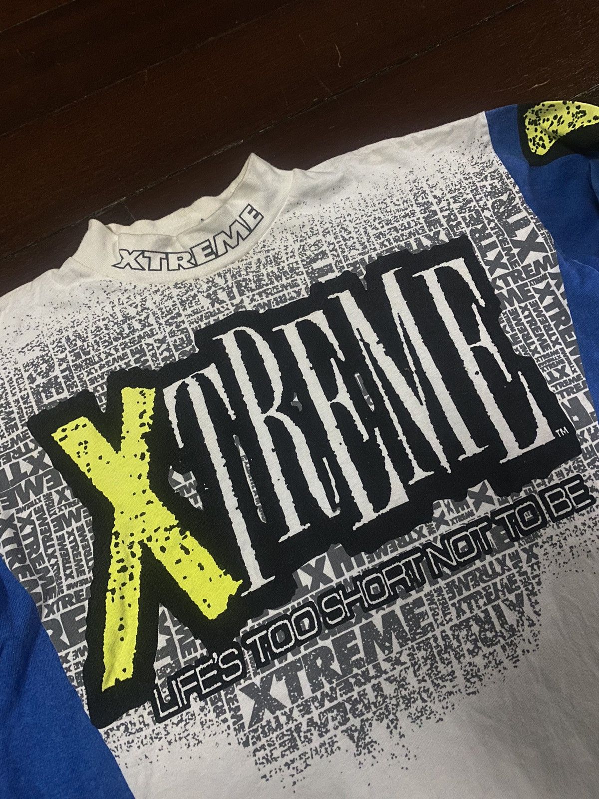 Vintage FIRE 🔥 VINTAGE 90s XTREME LIFES TOO SHORT NOT TO BE Size US M / EU 48-50 / 2 - 7 Thumbnail