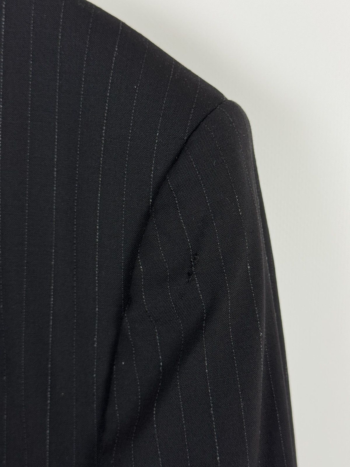 Dolce & Gabbana Dolce&Gabbana Striped Viscose Blend Classic Black Suit Size 54R - 14 Thumbnail