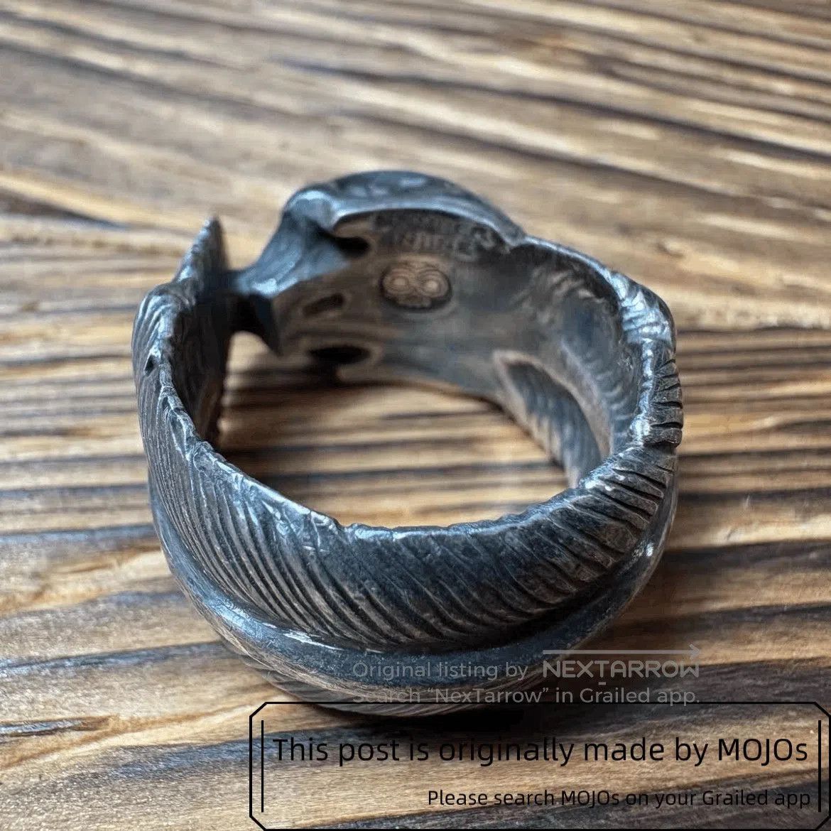 Number (N)ine Sz 17 Number Nine x Magical Design 04SS Feather Ring. Size ONE SIZE - 2 Thumbnail