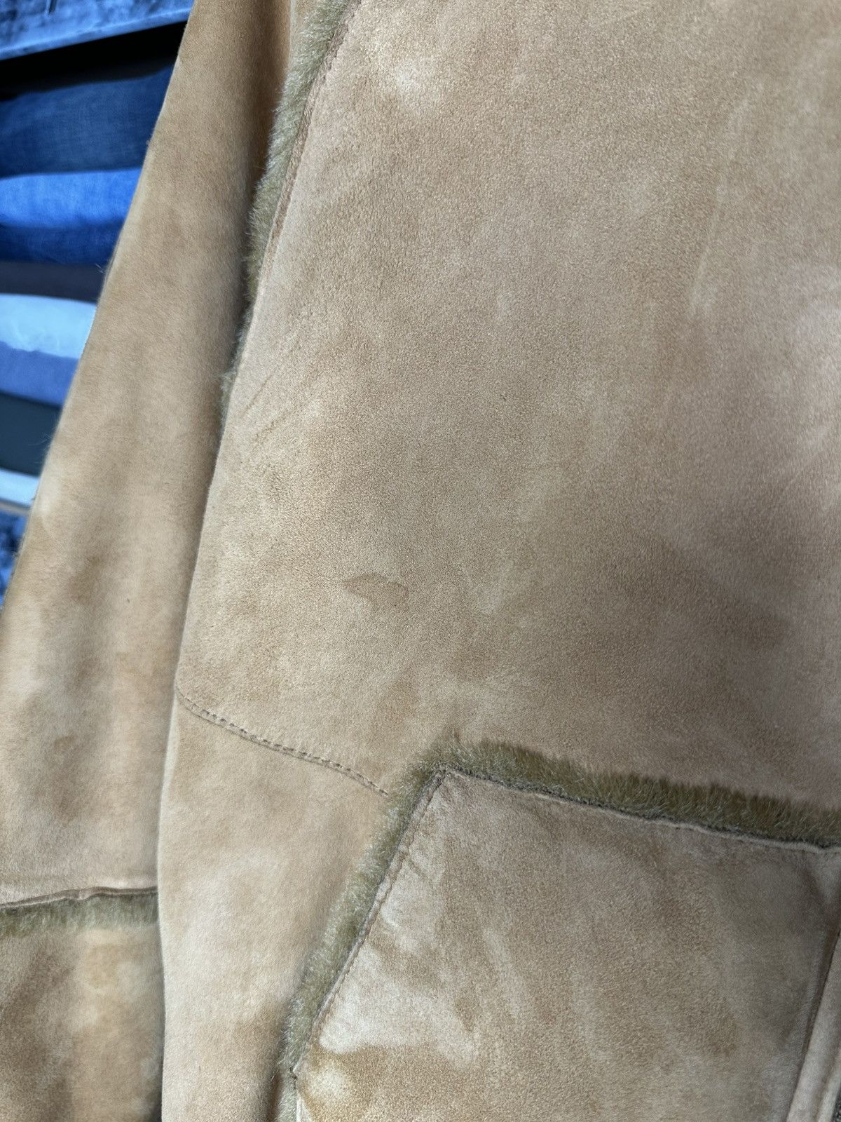 Ugg UGG Women's Genuine Suede Leather Hooded Bomber Jacket Size M / US 6-8 / IT 42-44 - 8 Thumbnail