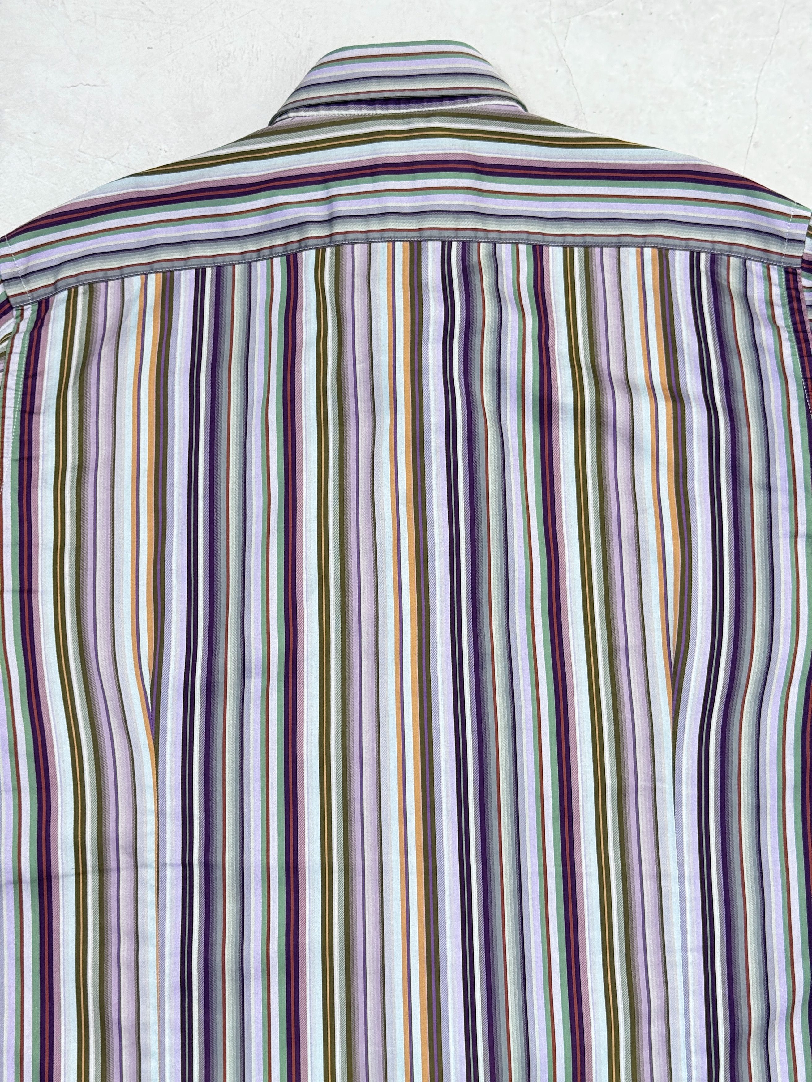 Etro Etro Shirt Multicolor Sriped Pattern Classic Size US L / EU 52-54 / 3 - 16 Thumbnail