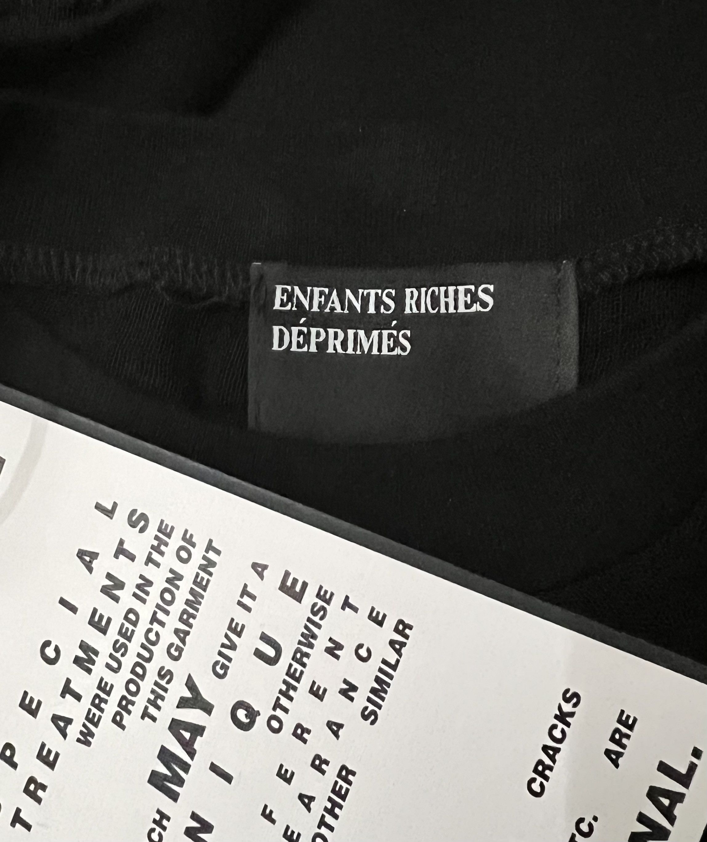 Enfants Riches Deprimes BNWt Runway23 Dorothy Dunked Double Layer Ls T-Shirt Size US XL / EU 56 / 4 - 10 Thumbnail