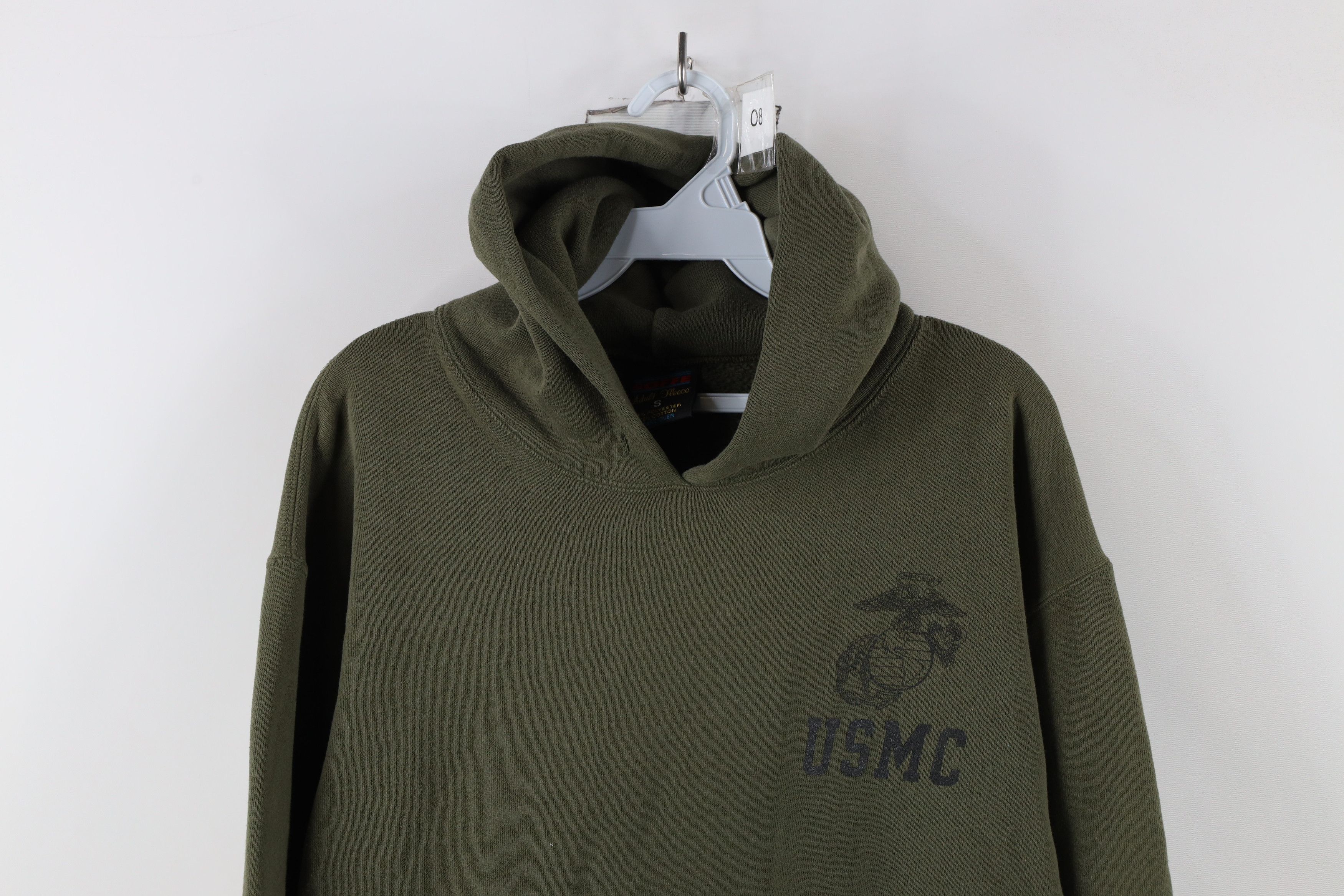 Vintage Vintage 90s United States Marine Corps Hoodie Sweatshirt USA Size US S / EU 44-46 / 1 - 2 Thumbnail