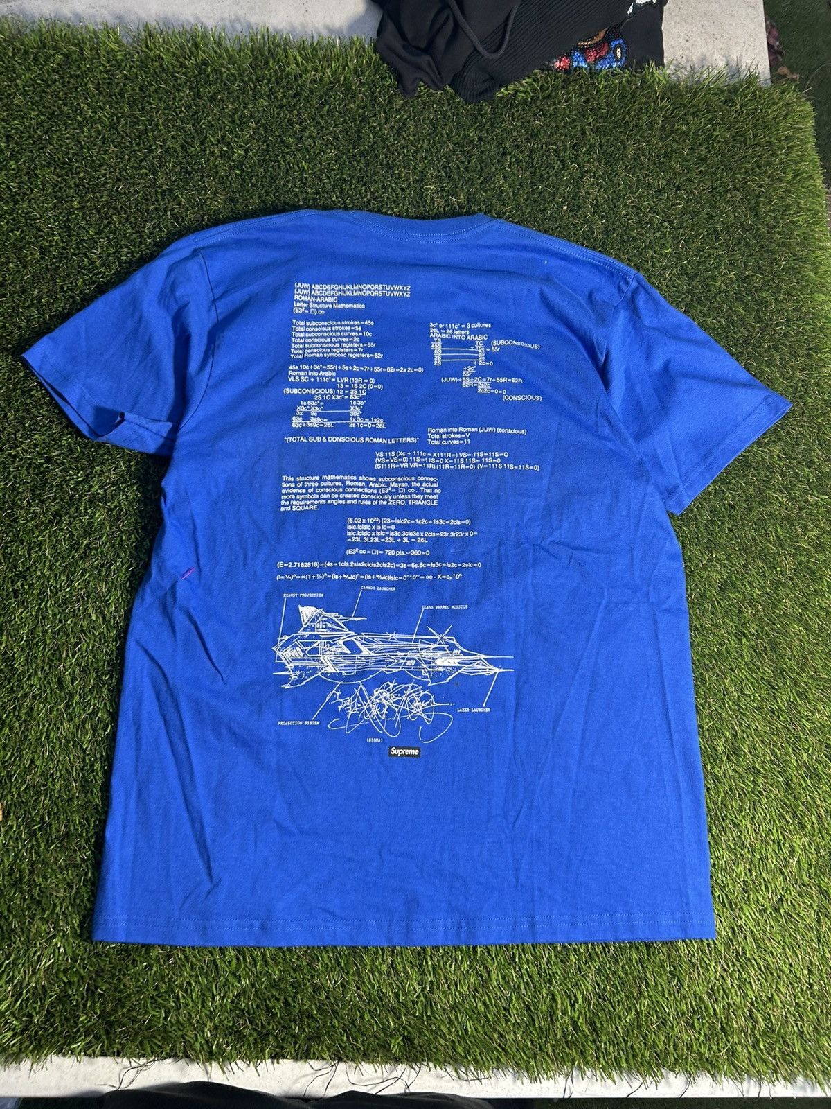 Supreme Supreme SS20 Rammellzee Blue Tee Size US L / EU 52-54 / 3 - 3 Thumbnail