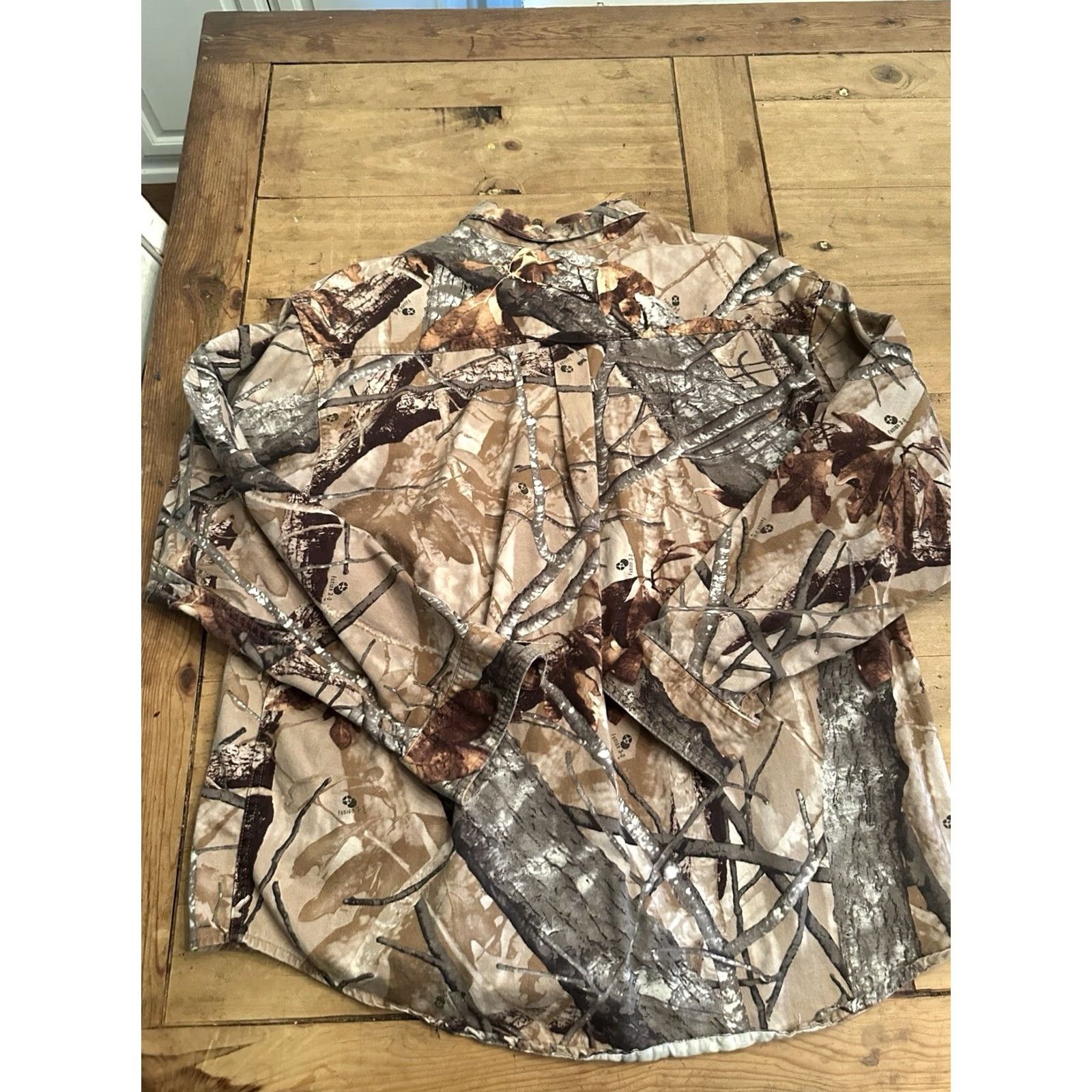 Vintage Outfitters Ridge Camo Shirt Mens XL Long Sleeve Button Hunting Cotton Shirt Size US XL / EU 56 / 4 - 4 Thumbnail