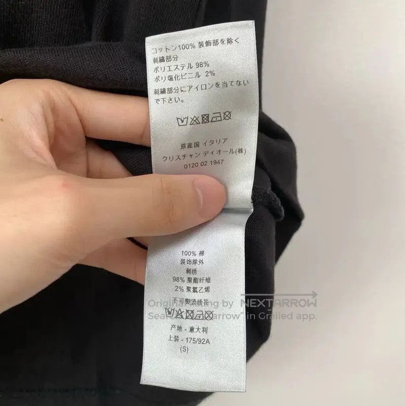 Dior Dior Black Cotton Men's T-Shirt . Size US S / EU 44-46 / 1 - 6 Thumbnail