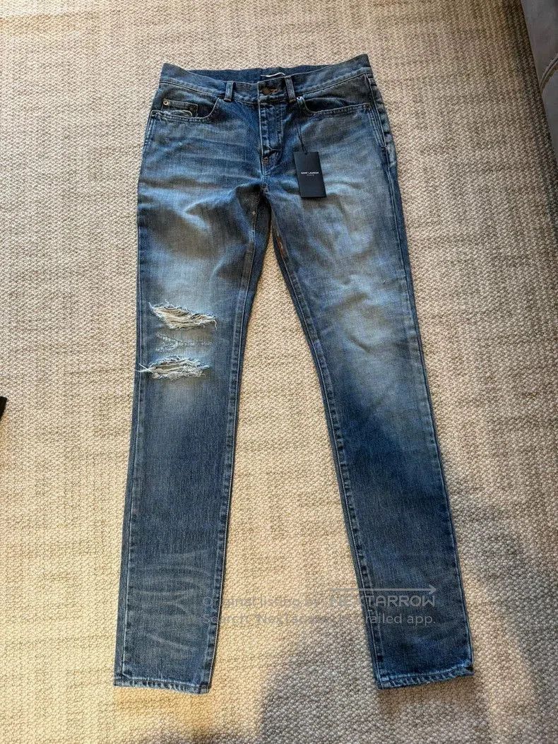 Saint Laurent Paris Saint Laurent Limited Edition Jeans. Size US 32 / EU 48 - 5 Thumbnail