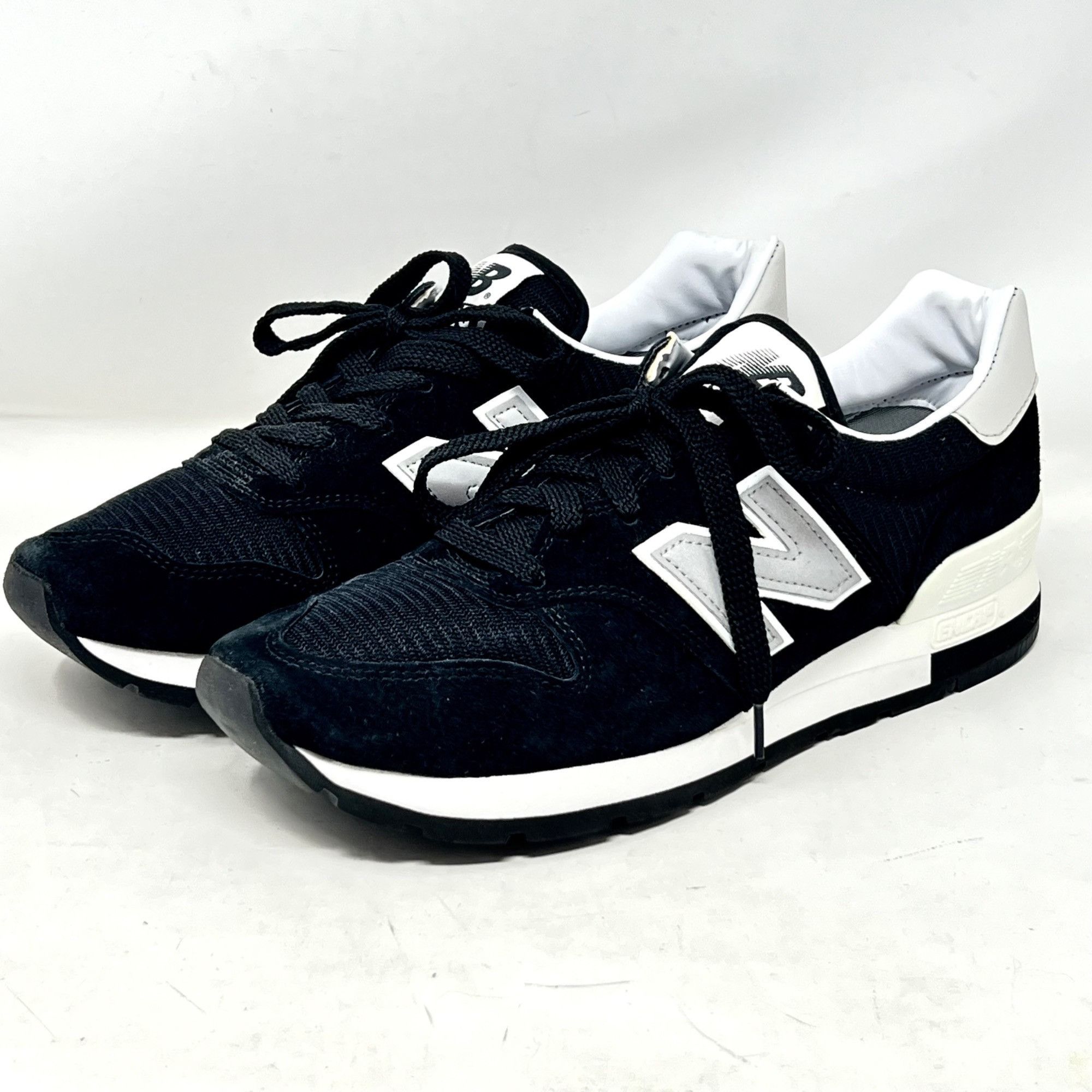 New Balance Classic Mens 995 Mc995Chb Black White Running S Shoes (Size 9.5)