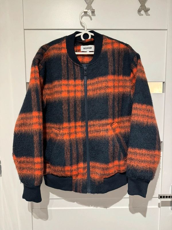 Weekday Weekday Marlo Bomber Jacket M interesting wool bomber jacket Size M / US 6-8 / IT 42-44 - 1 Thumbnail