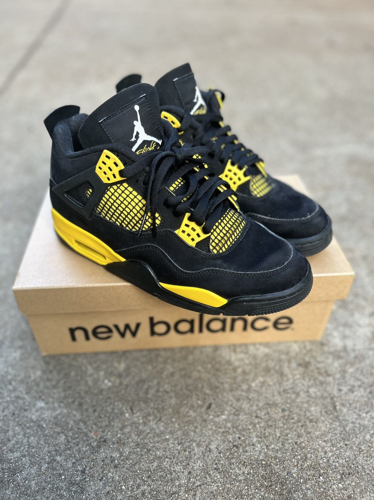 Jordan Yellow Thunder size