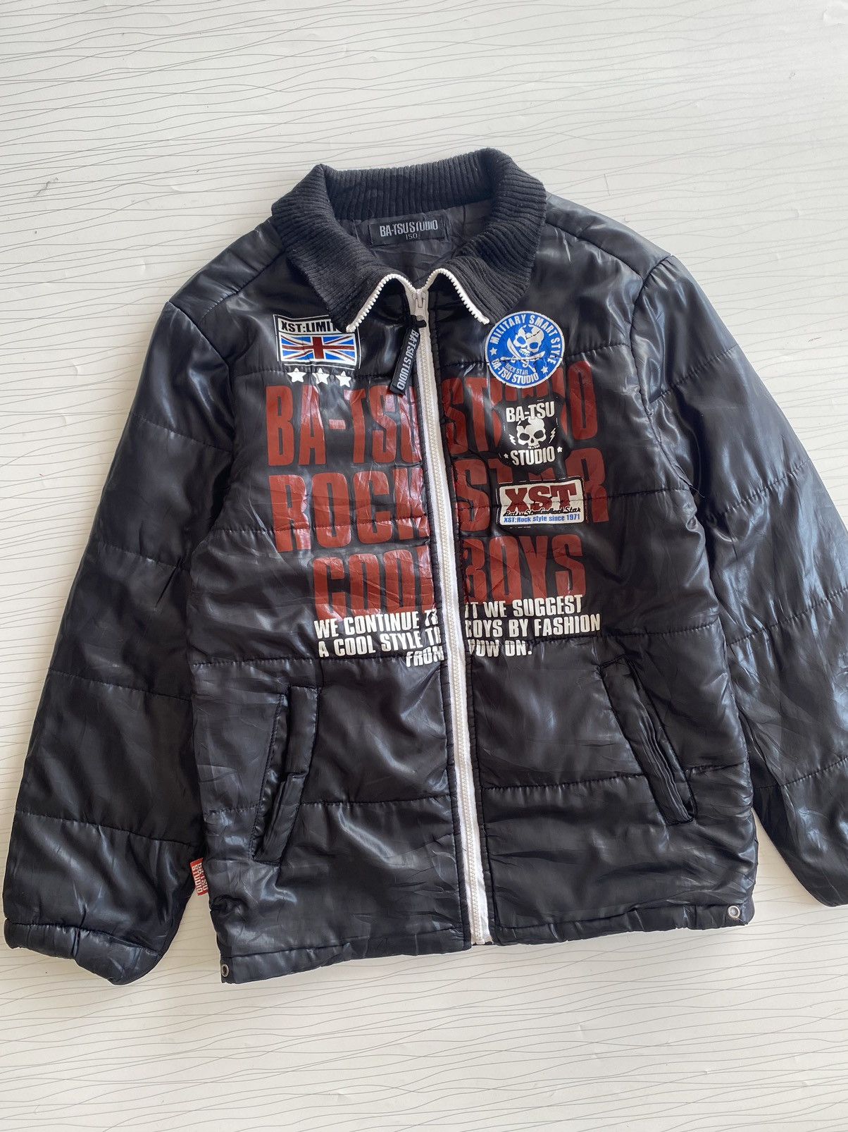 If Six Was Nine × Japanese Brand × Le Grande Bleu (L.G.B.) Batsu Studio Patches Skulls Rockstar Military Hooded Jacket Size US L / EU 52-54 / 3 - 2 Thumbnail