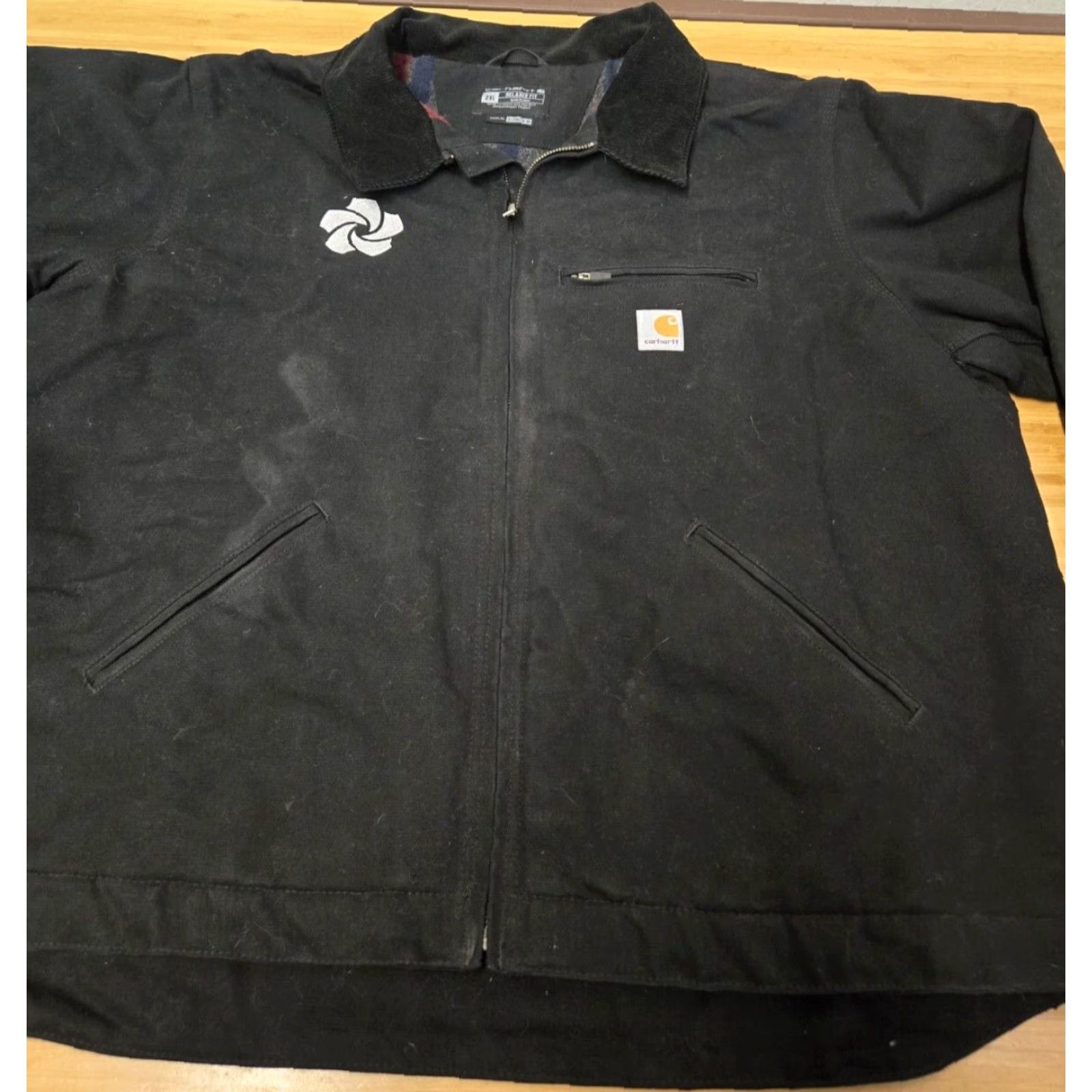 Carhartt Carhartt Detroit Jacket 2XL Black Men Logo Relaxed Canvas Zip Lined Polyester 90s Outdoor USA Vintage No> Size US XXL / EU 58 / 5 - 3 Thumbnail