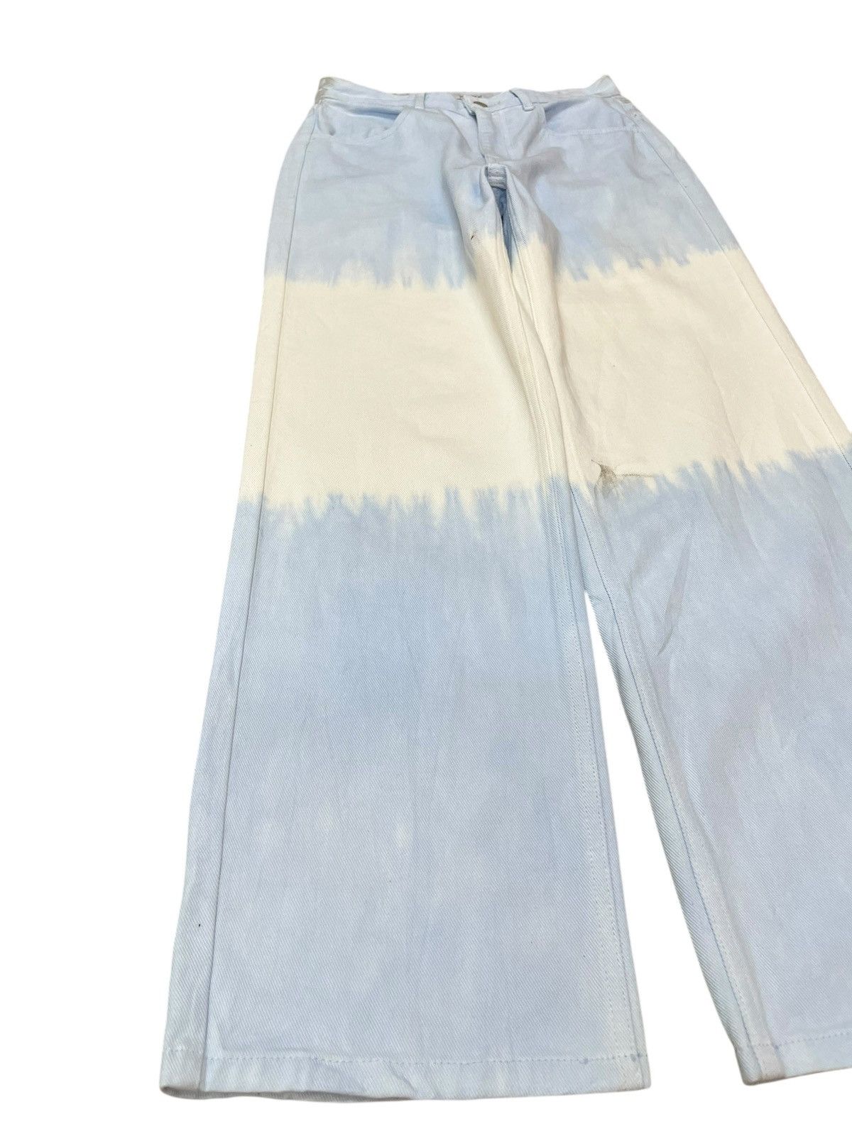 Forever 21 × Le Grande Bleu (L.G.B.) Vintage Forever21 Baggy Dual Tone Layers Denim Size US 27 - 3 Thumbnail