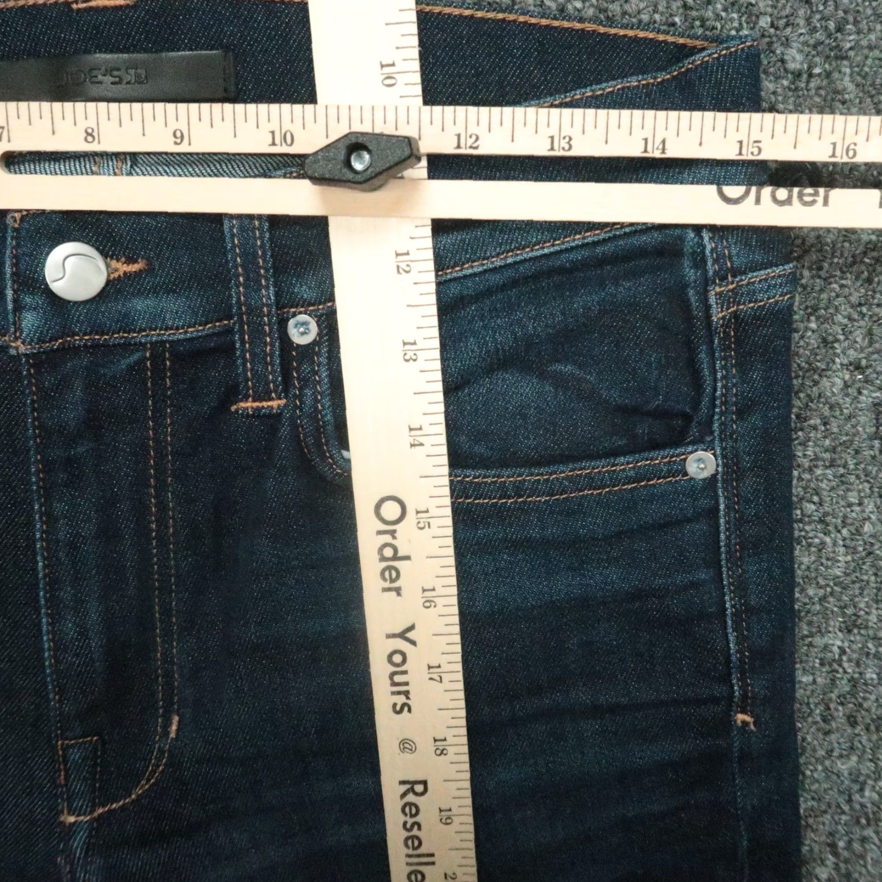 Vintage VINTAGE? No — Joe's Jeans Men 29x34 Blue The Brixton Straight Narrow Kinetic Soft Denim NWT Jeans Size US 29 - 7 Thumbnail