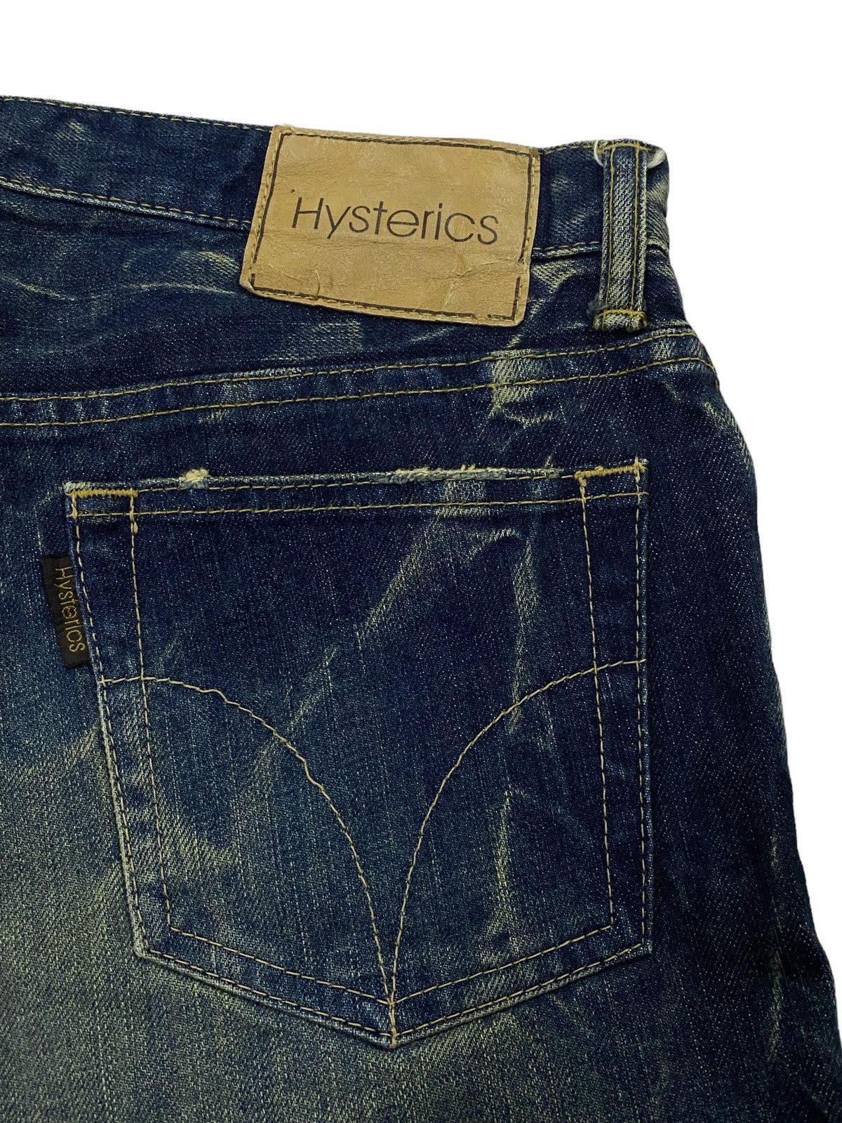 Hysteric Glamour Hysteric Glamour Flared Distressed Denim Pants Size 31" - 16 Thumbnail