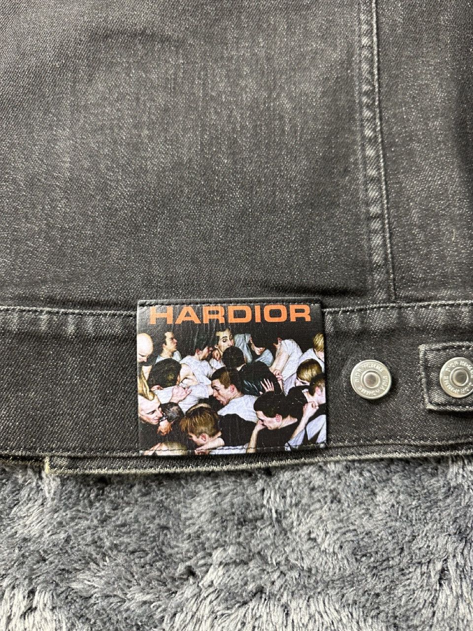 Dior FW17 Black Denim "Hardior" Jacket Size US XS / EU 42 / 0 - 8 Thumbnail